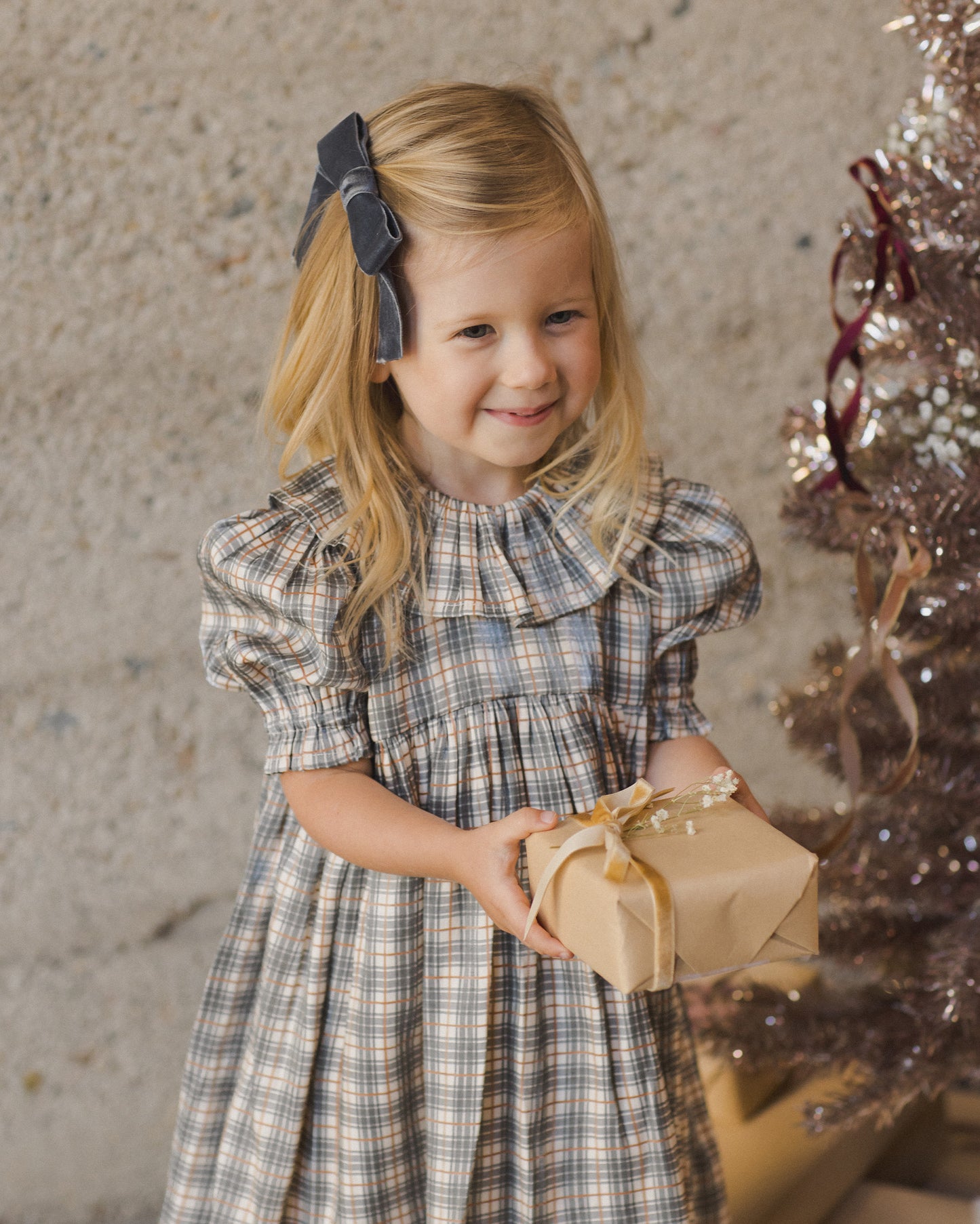 Amelia Dress || Holiday Plaid