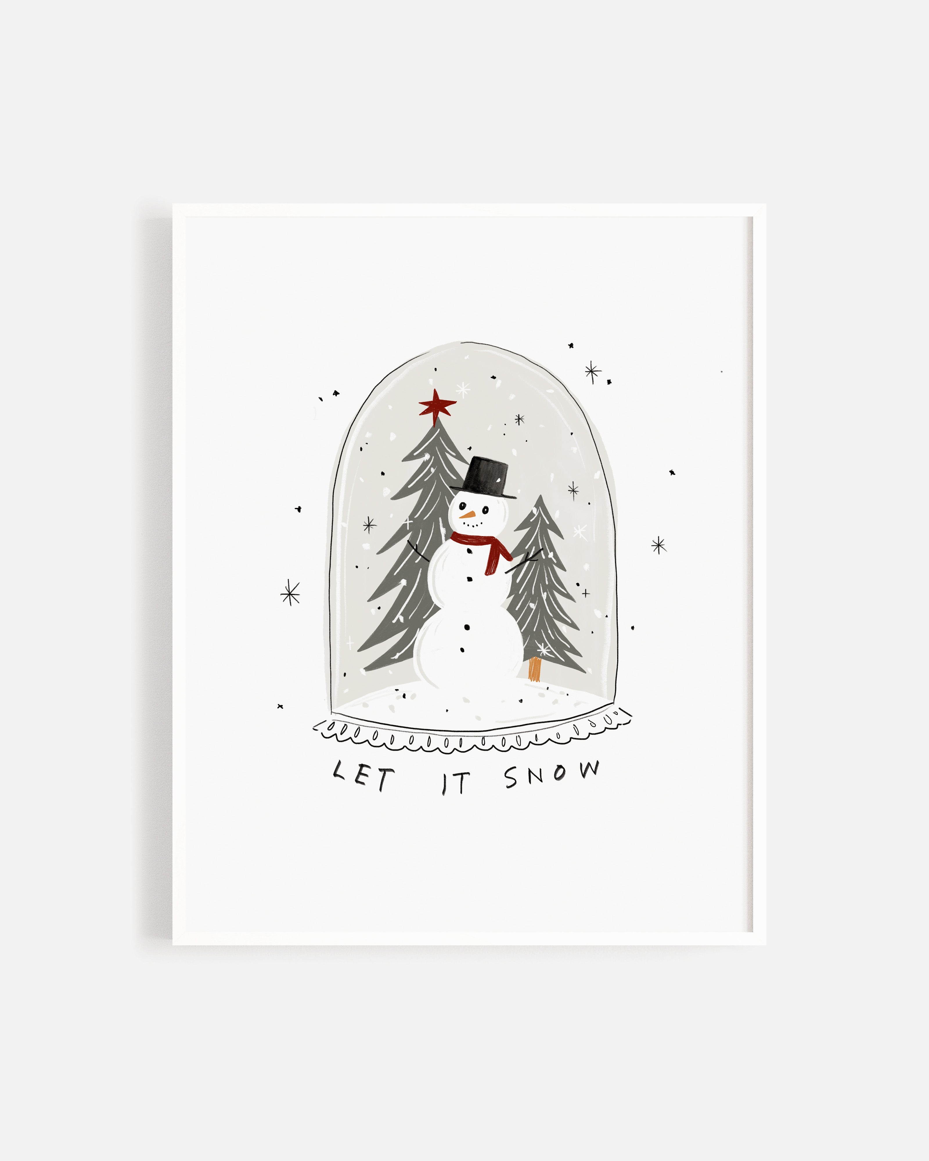 Art Print || Snowman