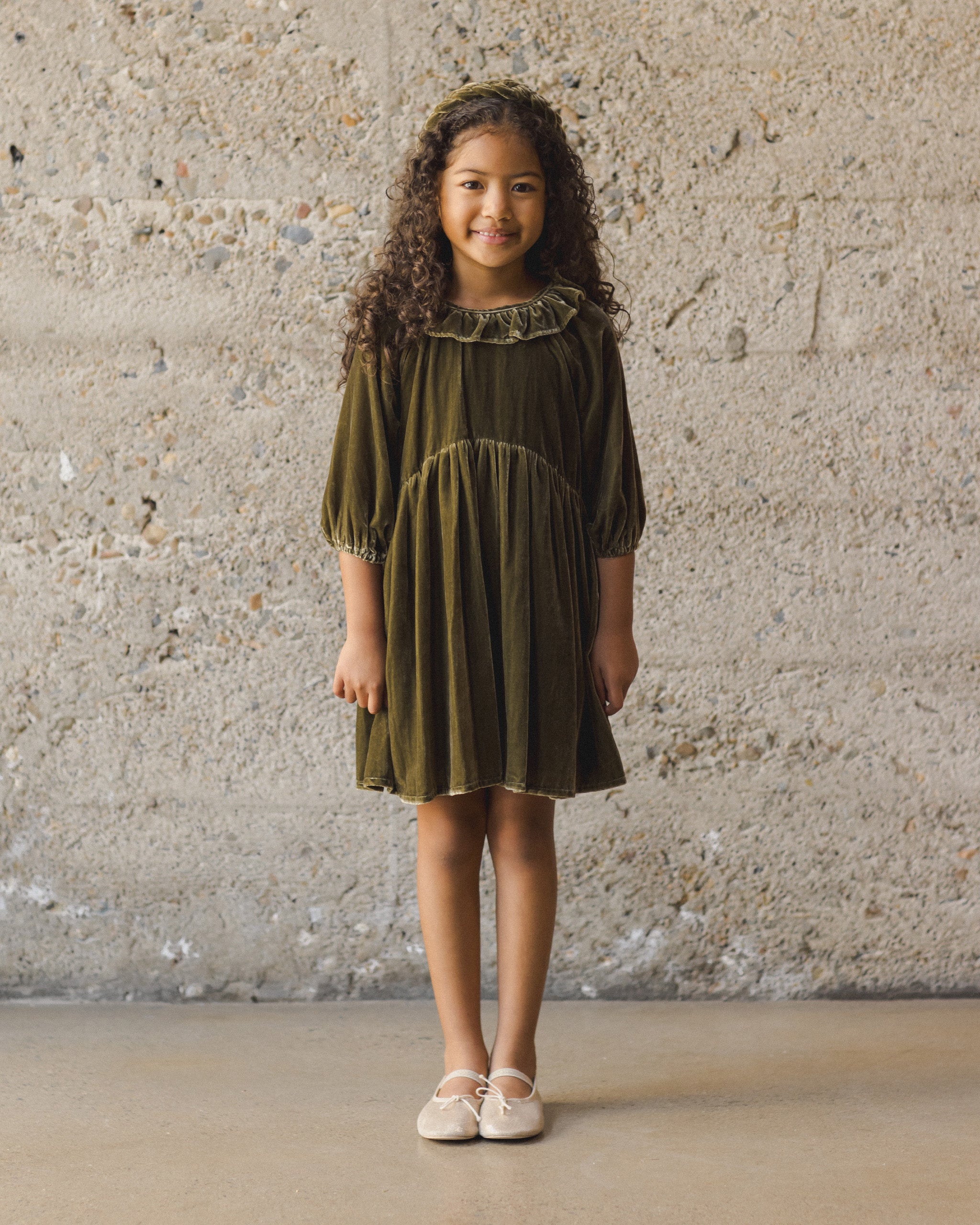 Adeline Dress || Olive