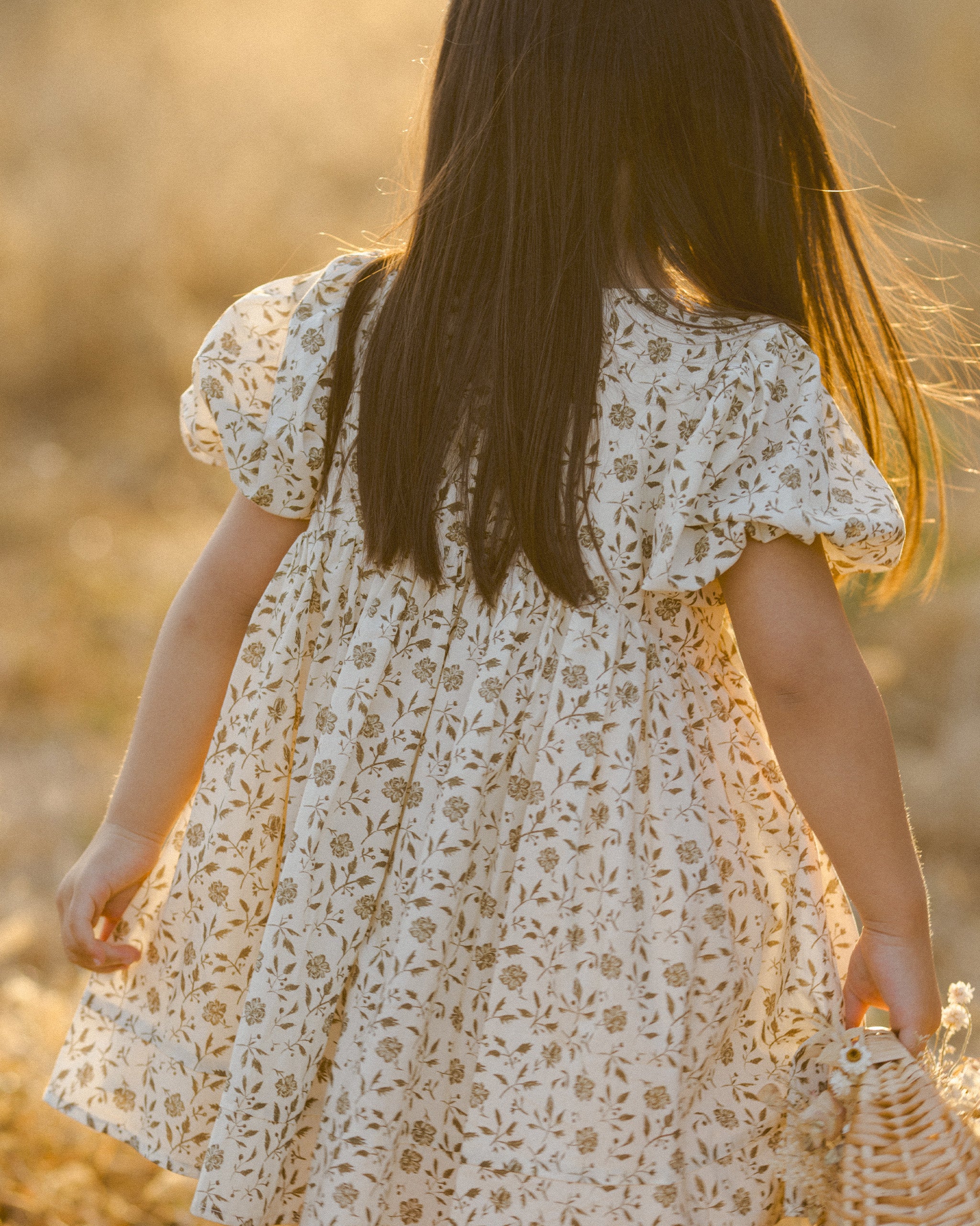 Luna Dress || Olive Bloom