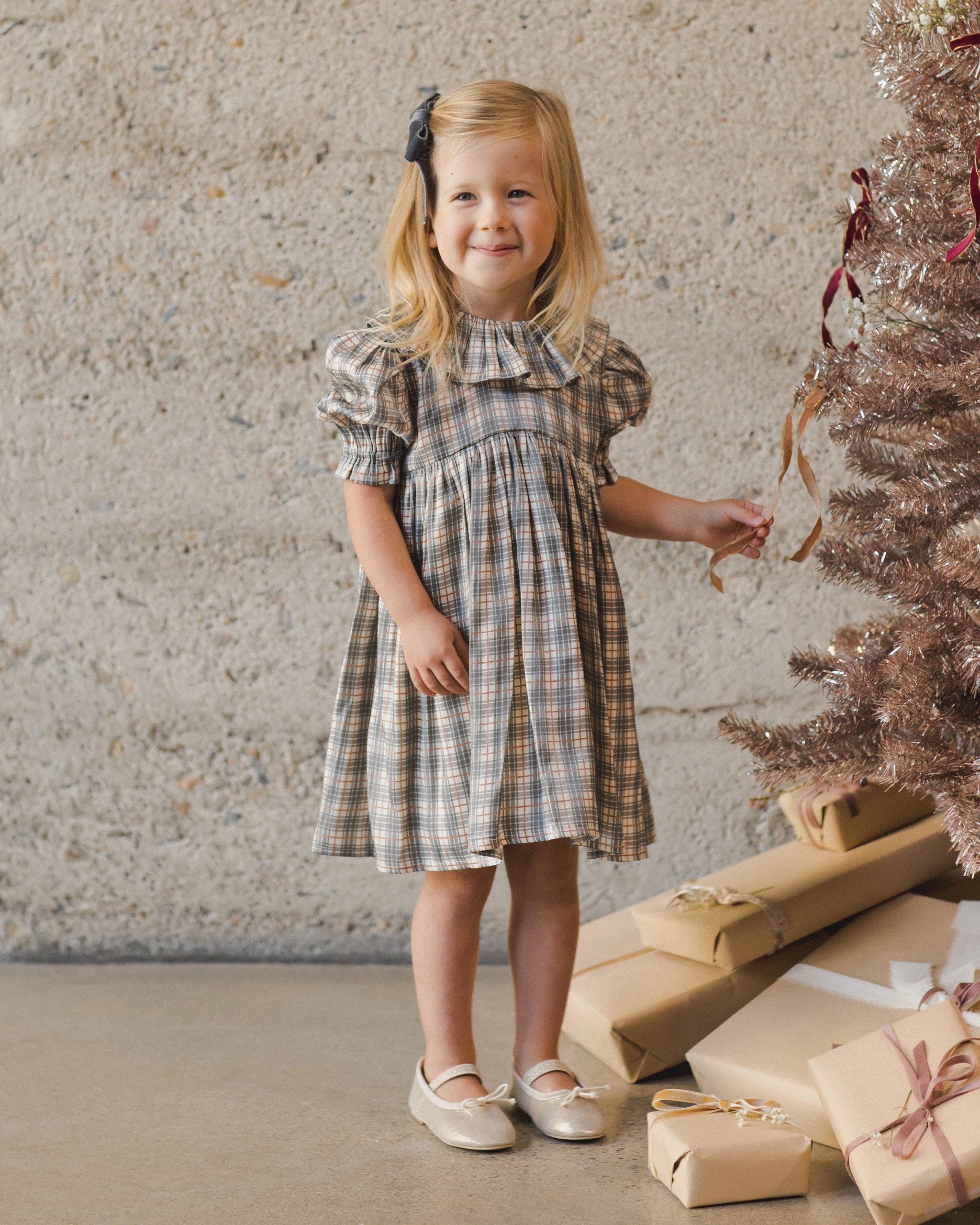 Amelia Dress || Holiday Plaid