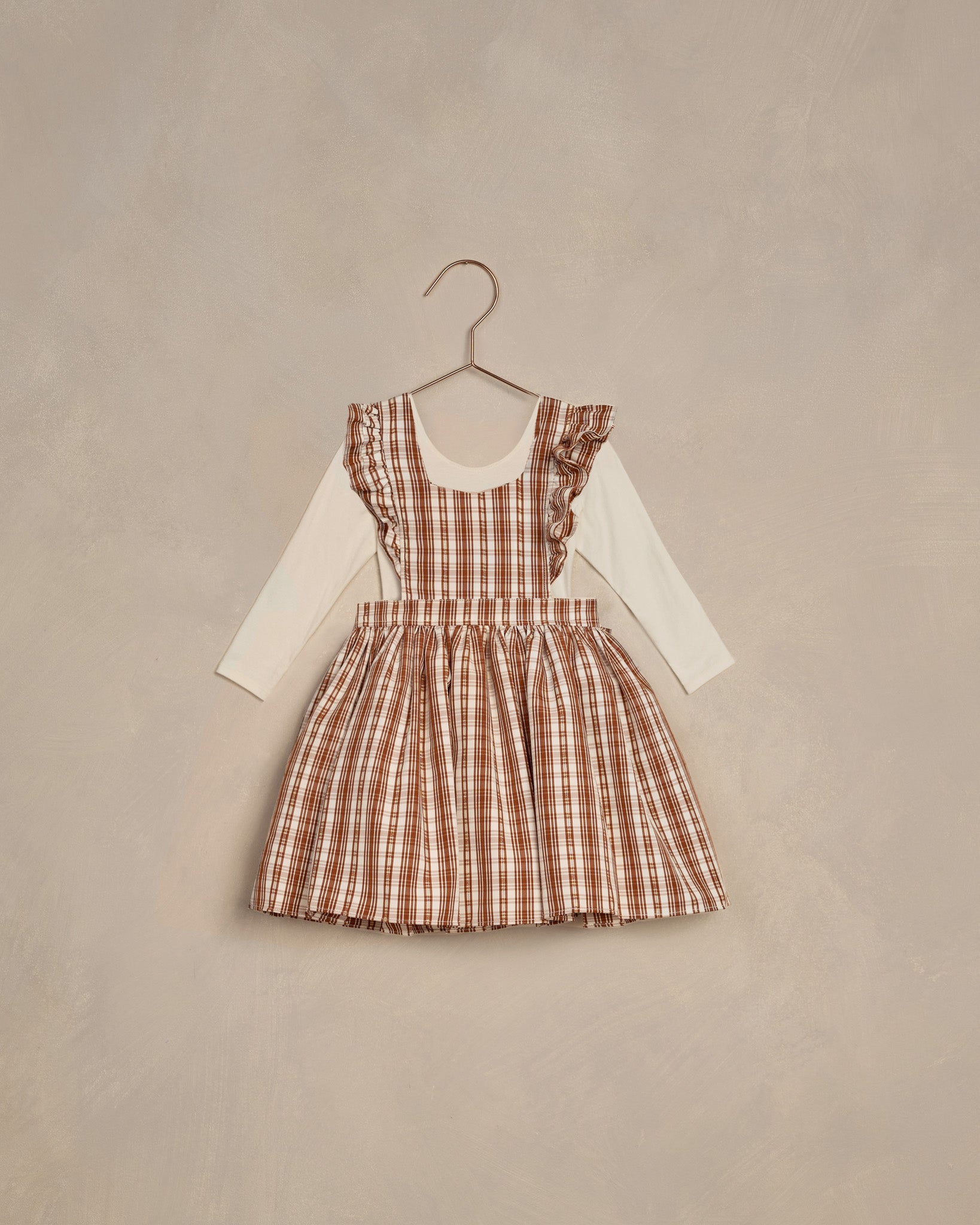 Agatha Dress || Copper Plaid