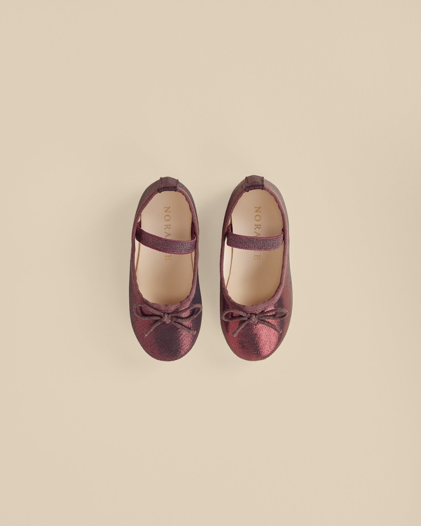 Ballet Flats || Metallic Fig