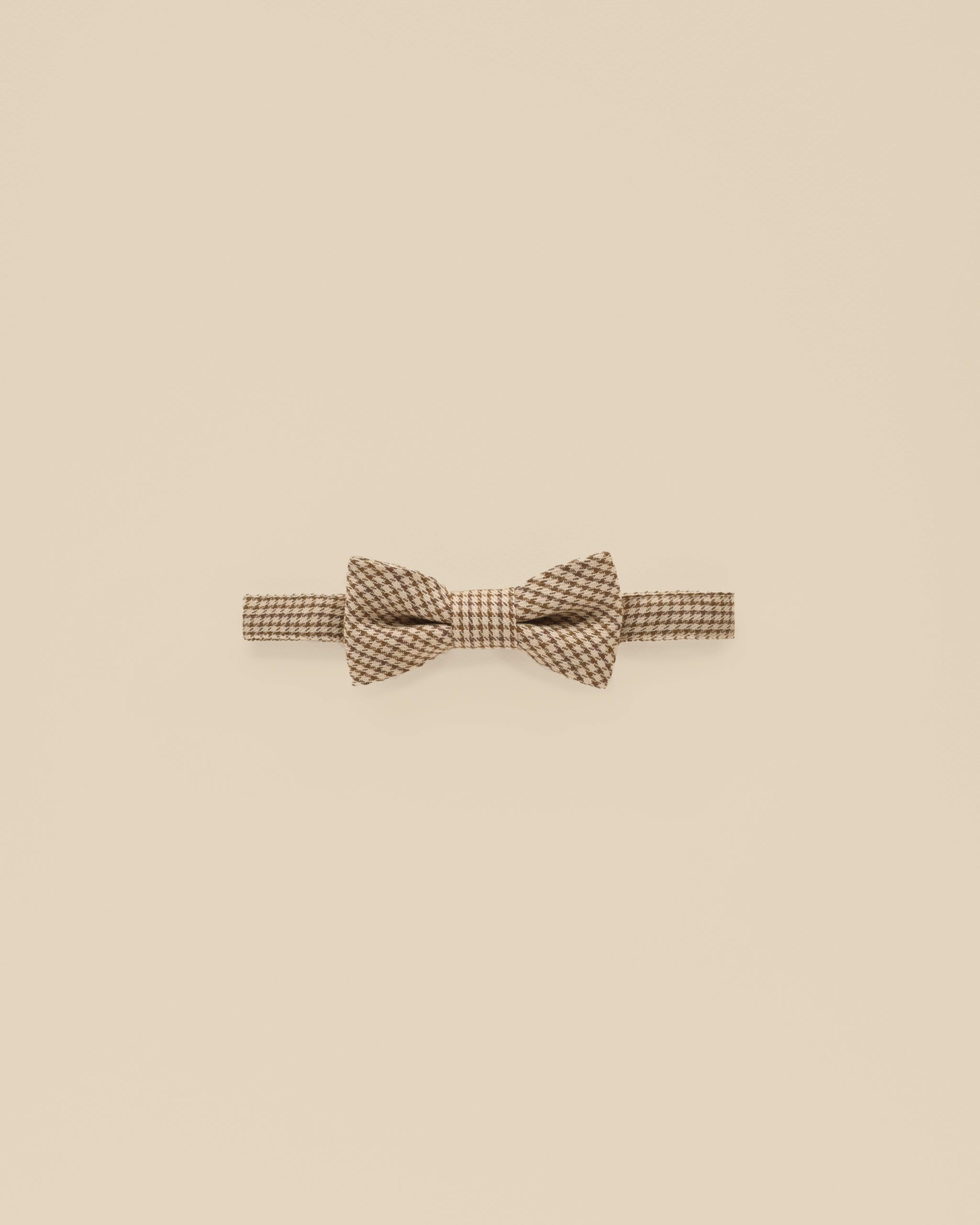 Bow Tie || Golden Houndstooth