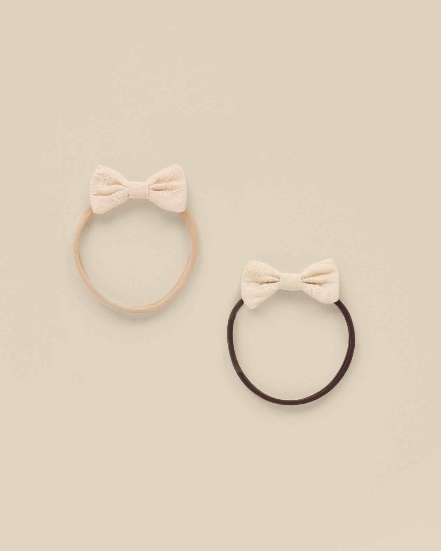 Little Bow Headband || Natural