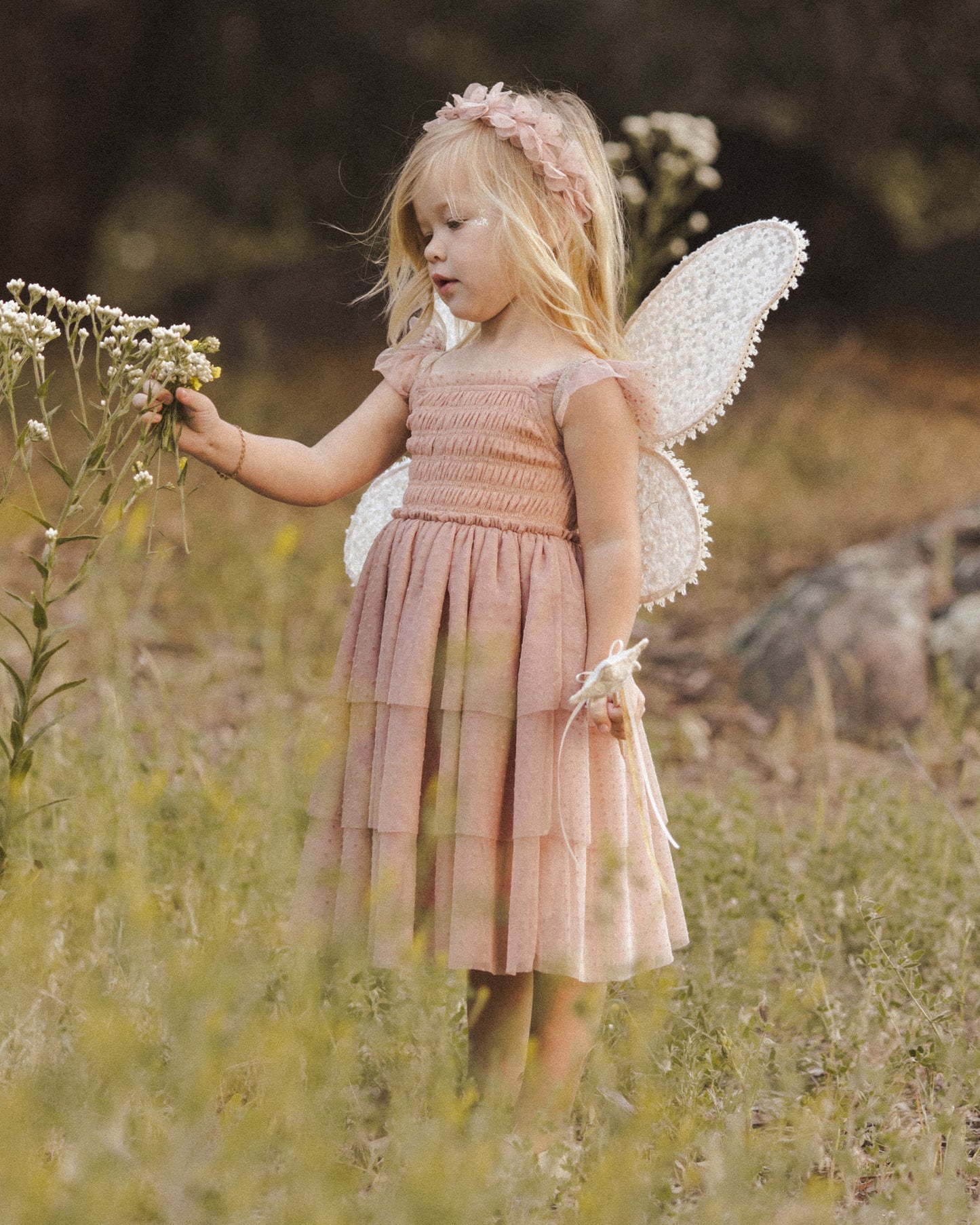 Pixie Headband || Dusty Rose