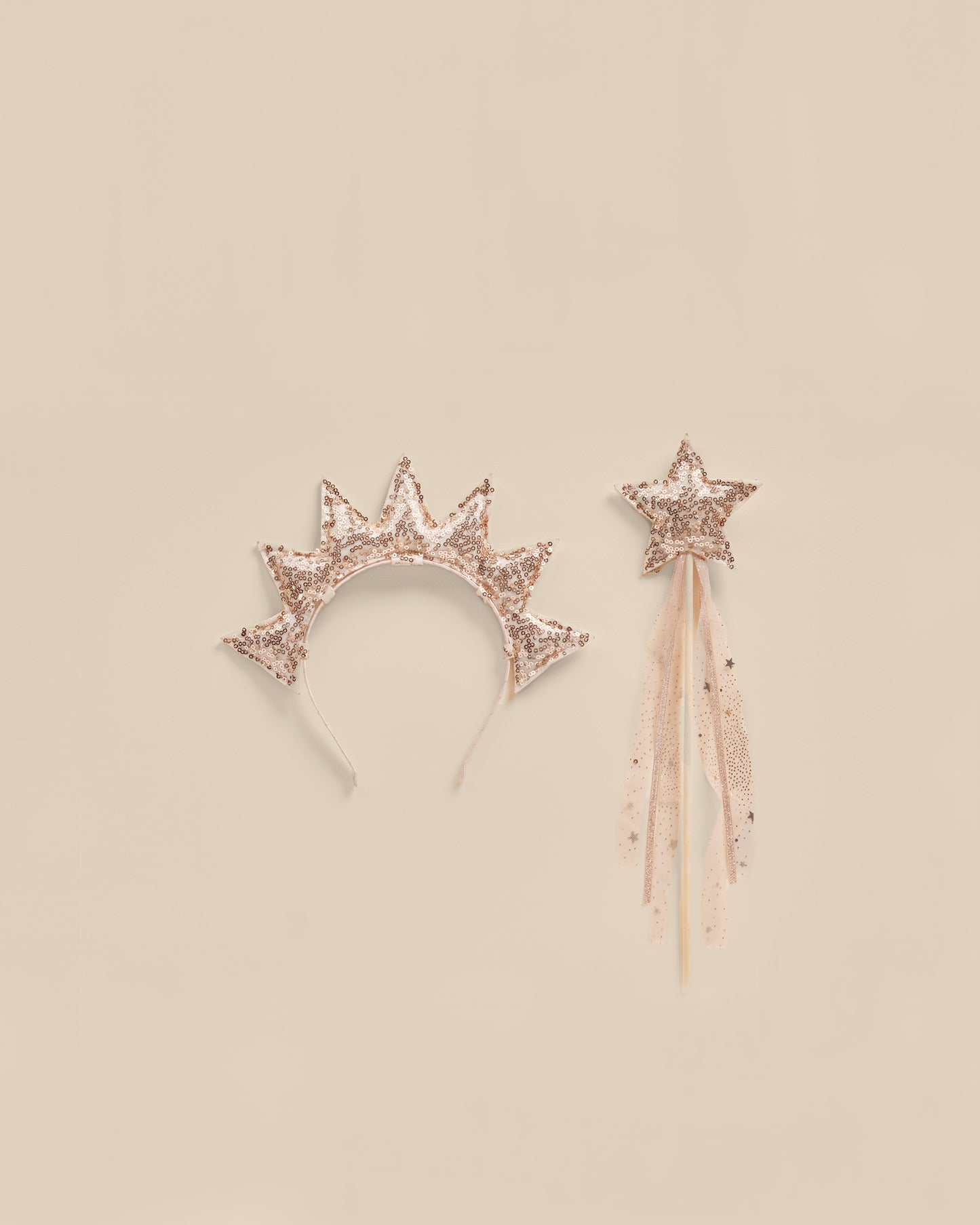 Sun Crown & Wand || Dusty Rose