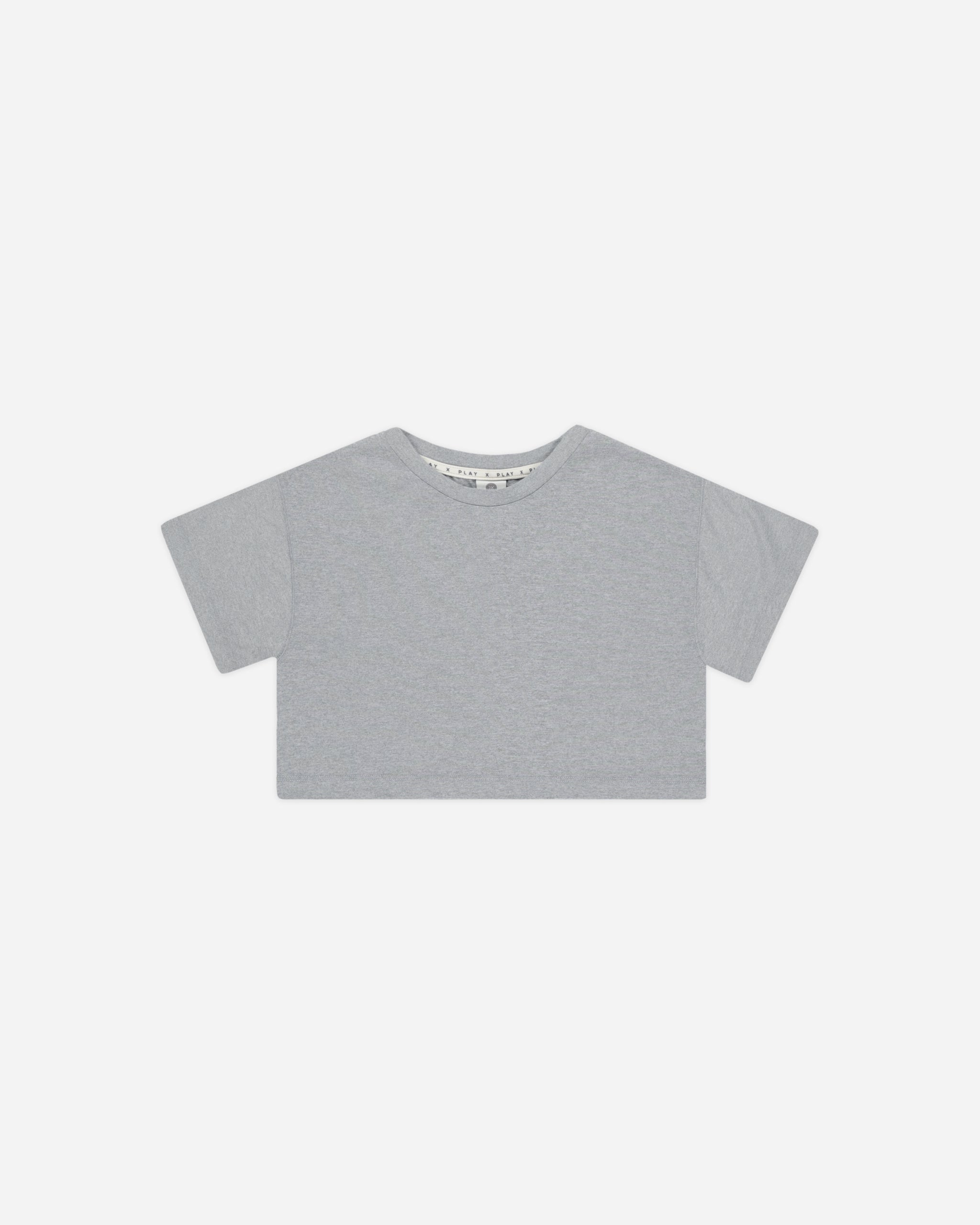 Tech Crop Tee | Dusty Blue