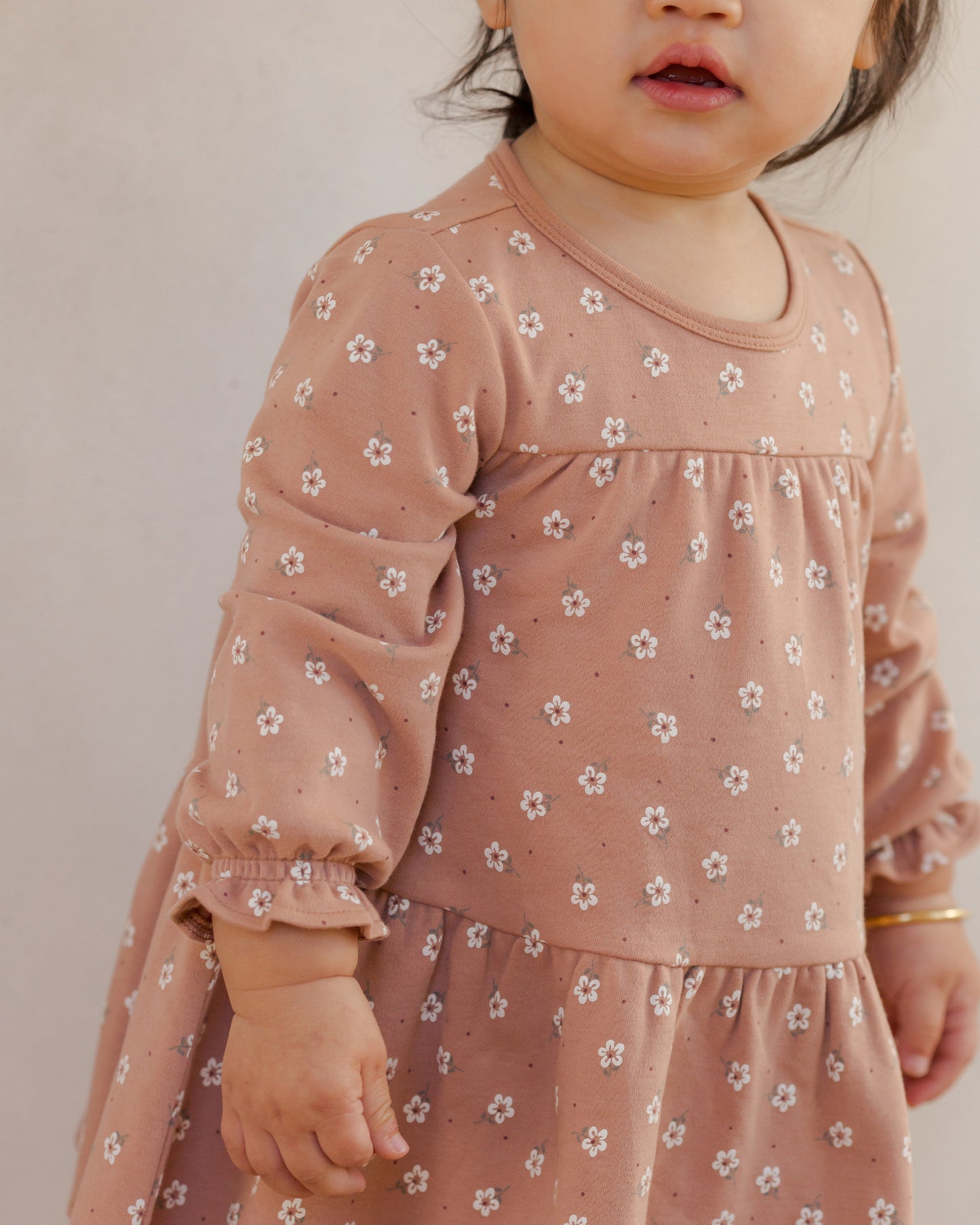 Tiered Jersey Dress || Rose Ditsy