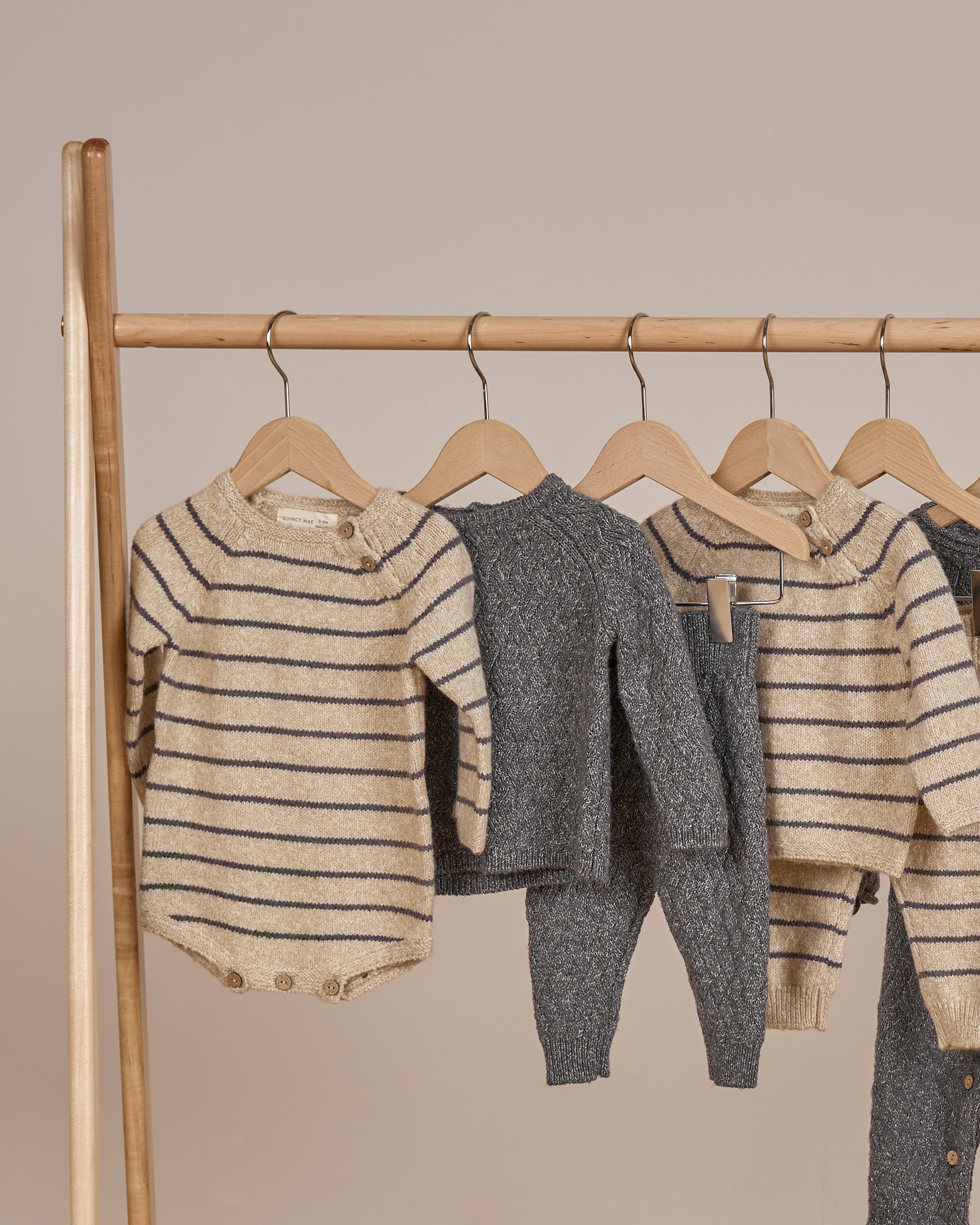 Knit Sweater || Heathered Indigo