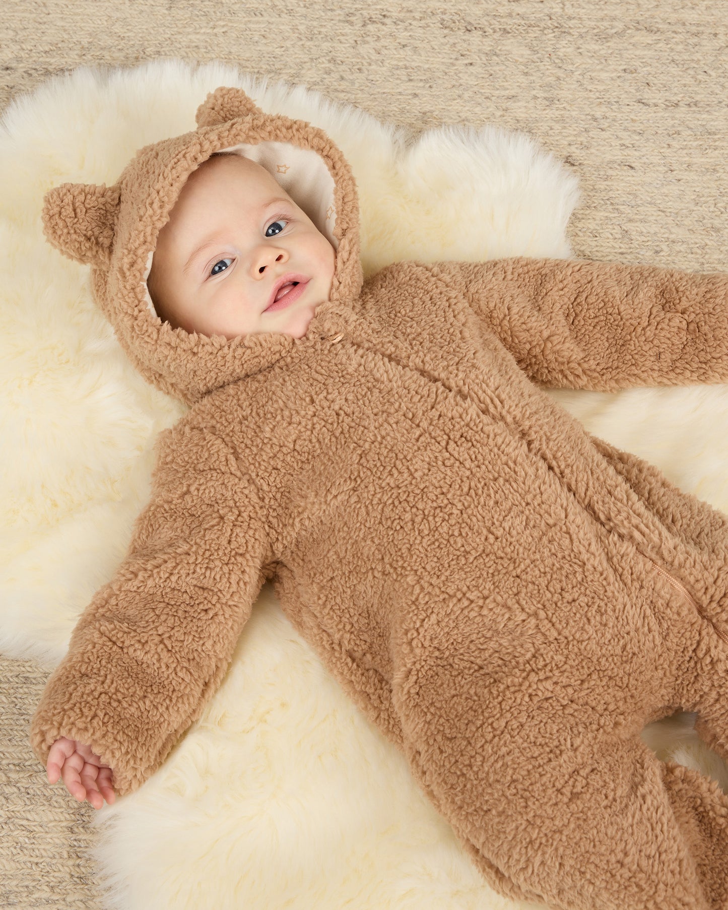 Bear Jumpsuit || Beige