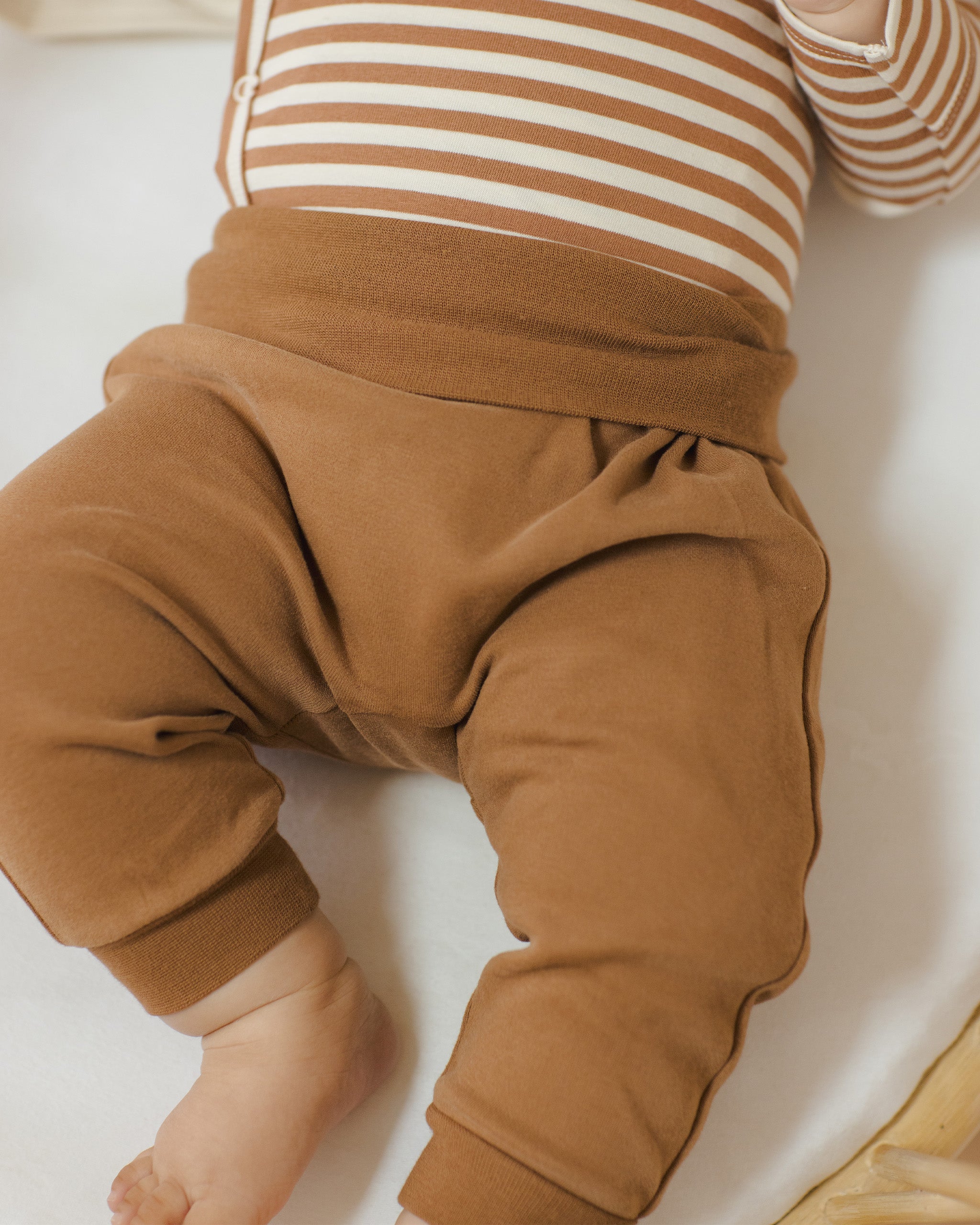 Baby Pant Set || Cinnamon, Natural