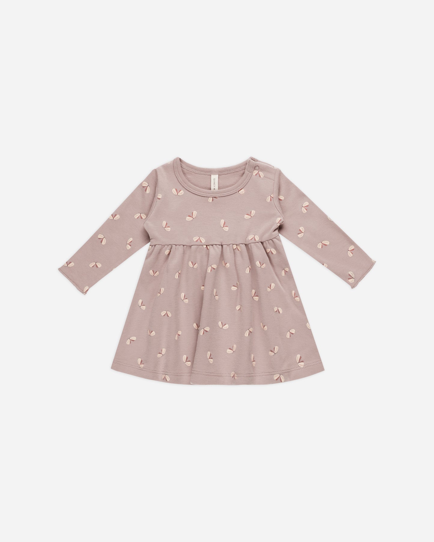 Long Sleeve Baby Dress || Butterflies