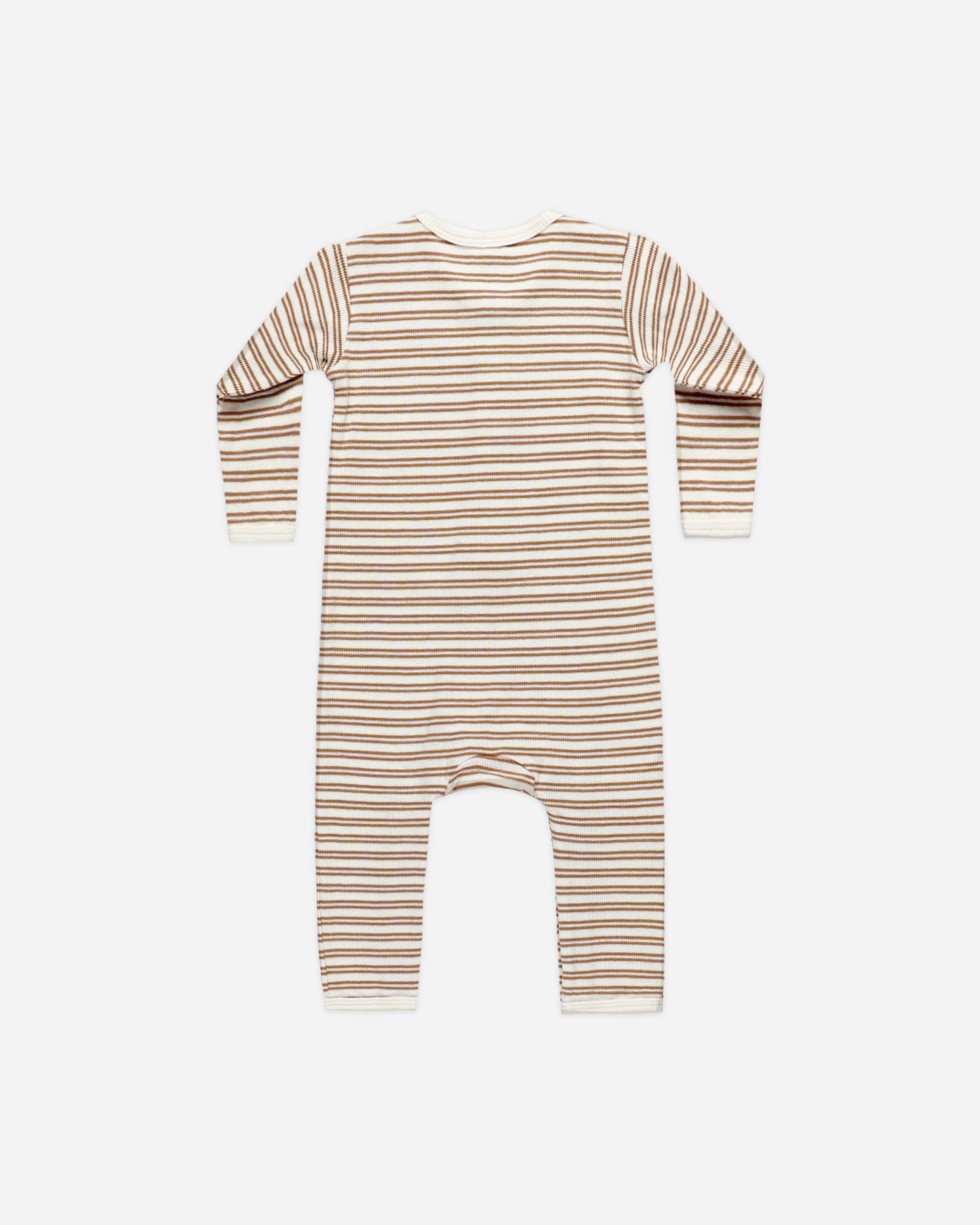 Ribbed Baby Jumpsuit || Golden Stripe