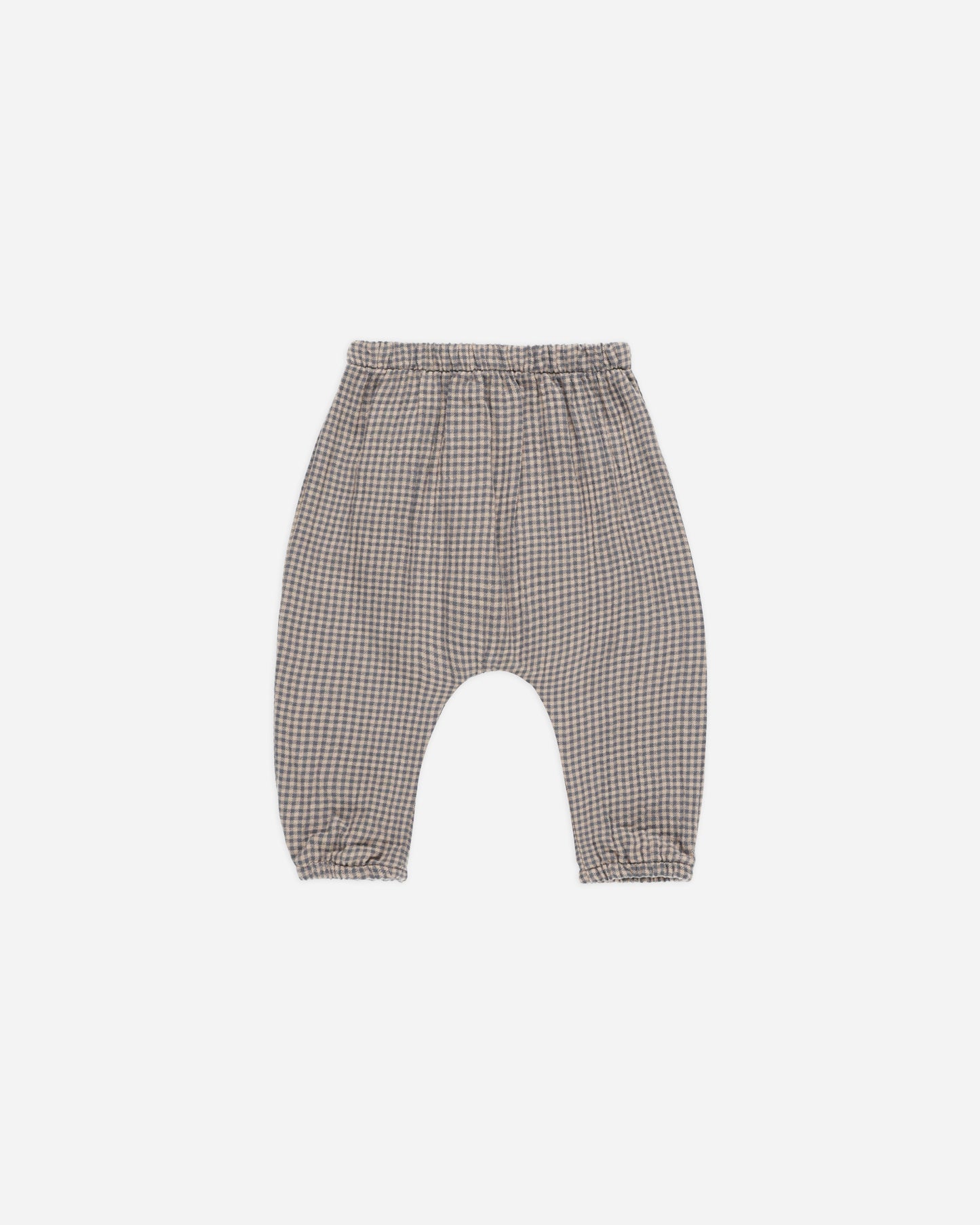 Woven Pant || Indigo Gingham