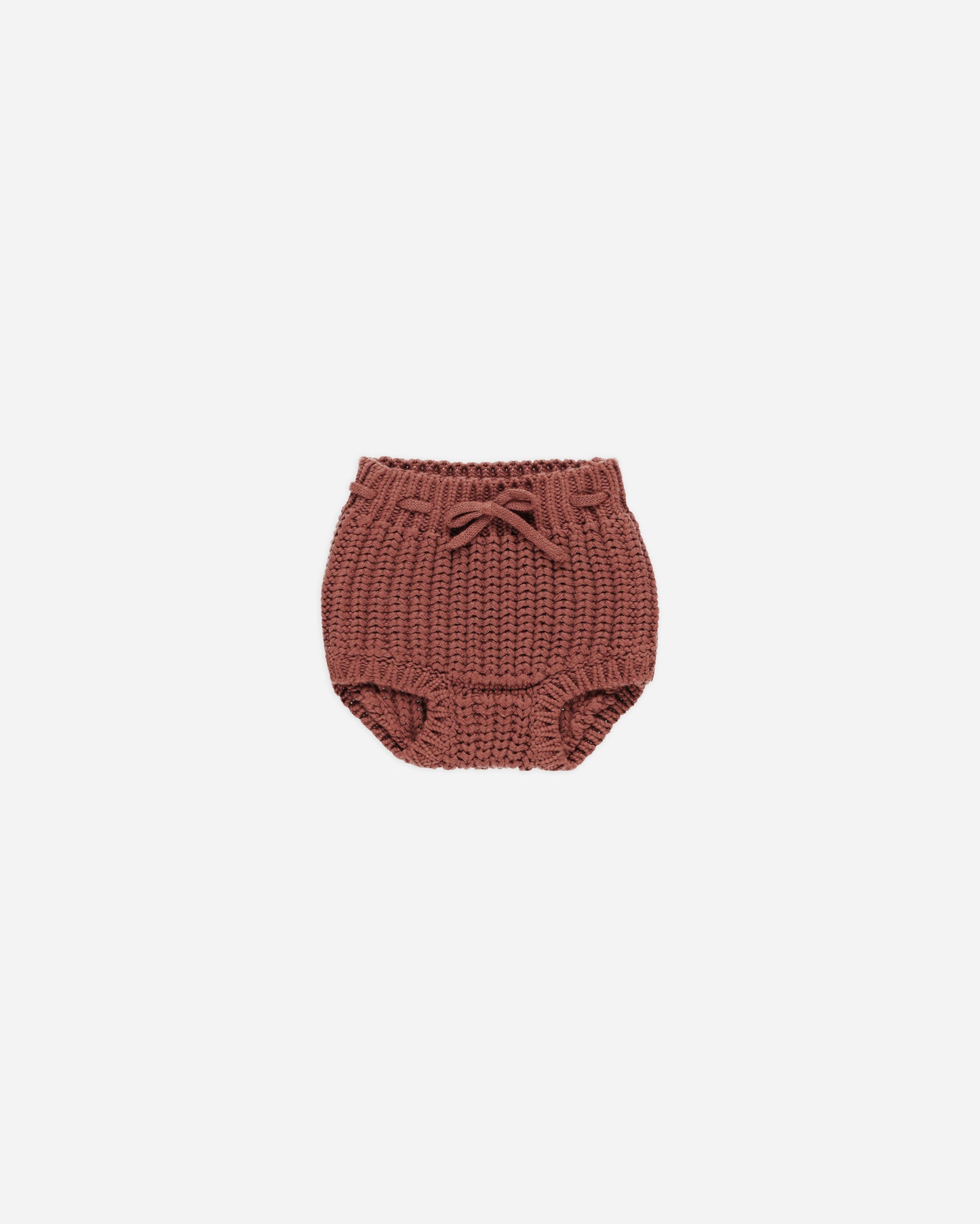 Knit Tie Bloomer || Cranberry