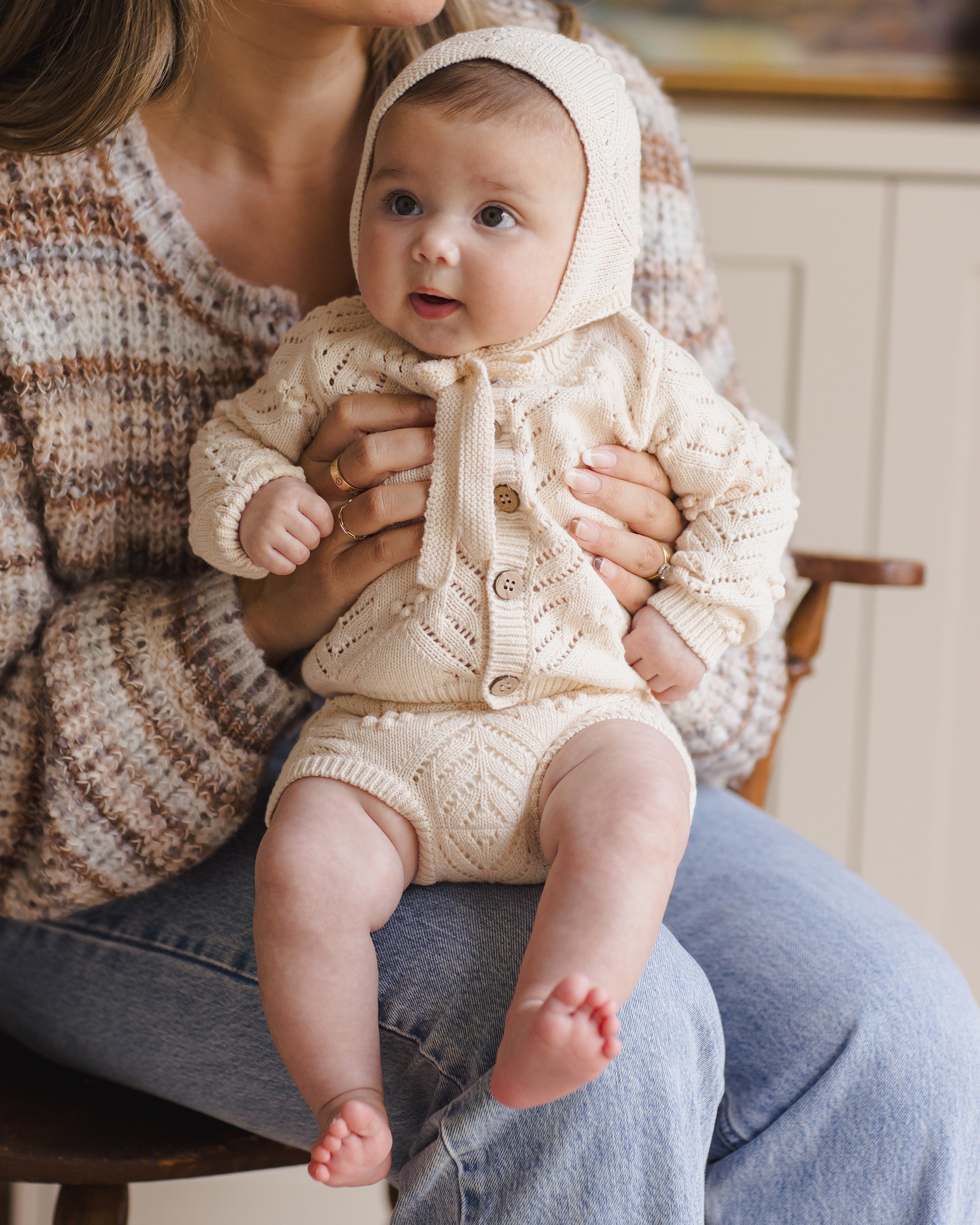 Knit Bonnet || Natural