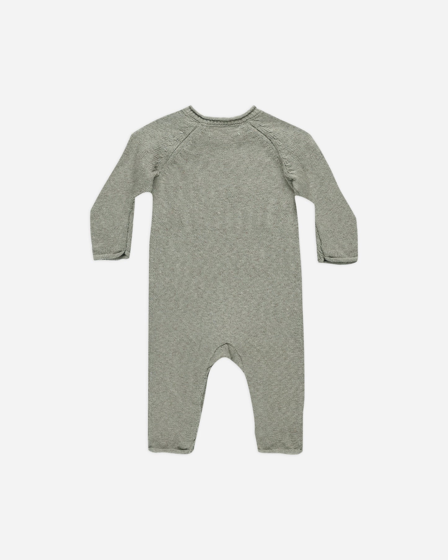 Cozy Heather Knit Jumpsuit || Basil