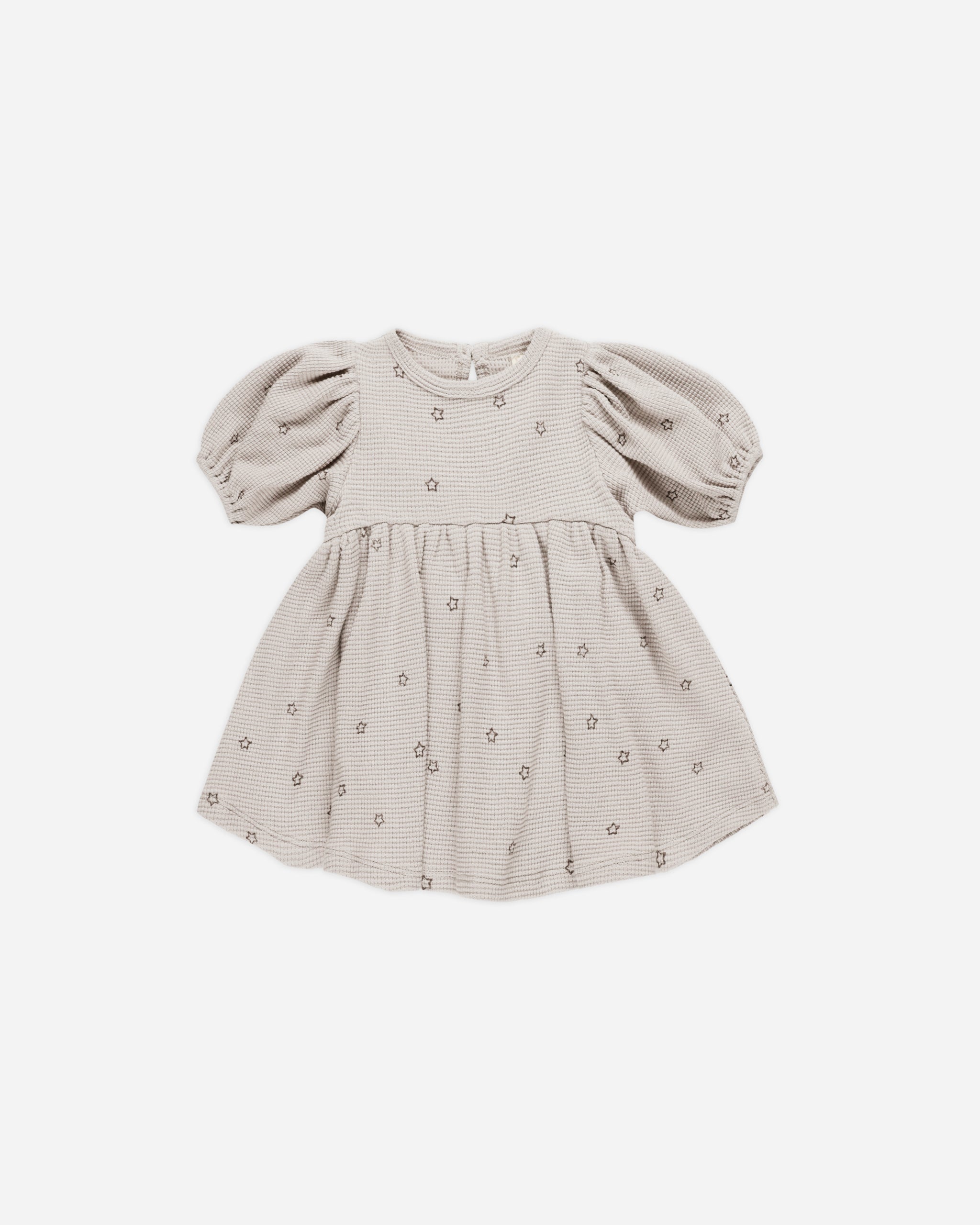 Waffle Babydoll Dress || Stars