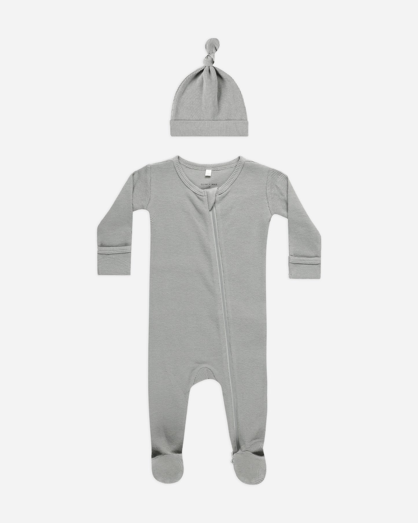 Waffle Sleep Set || Dusty Blue