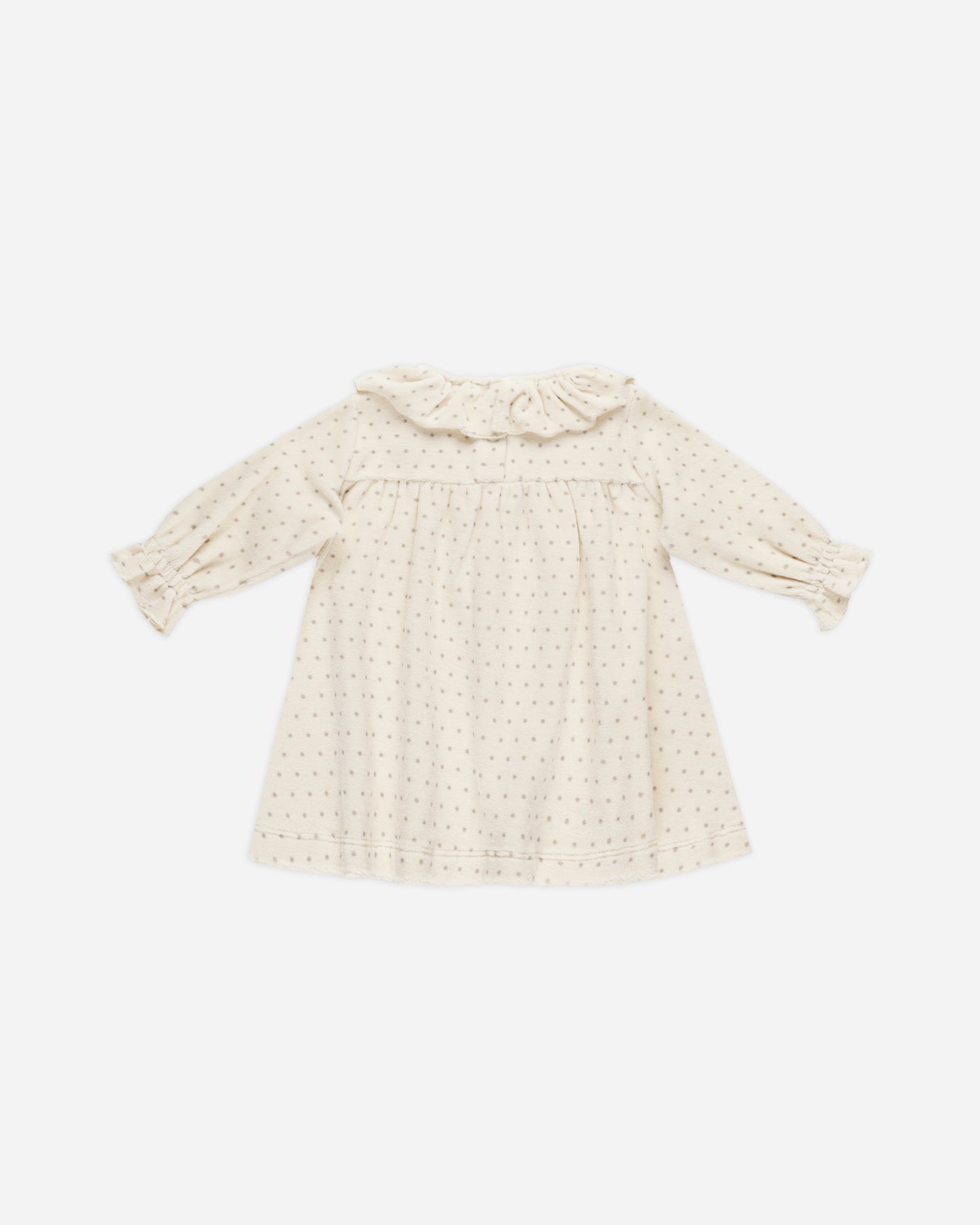 Velour Baby Dress || Polka Dot