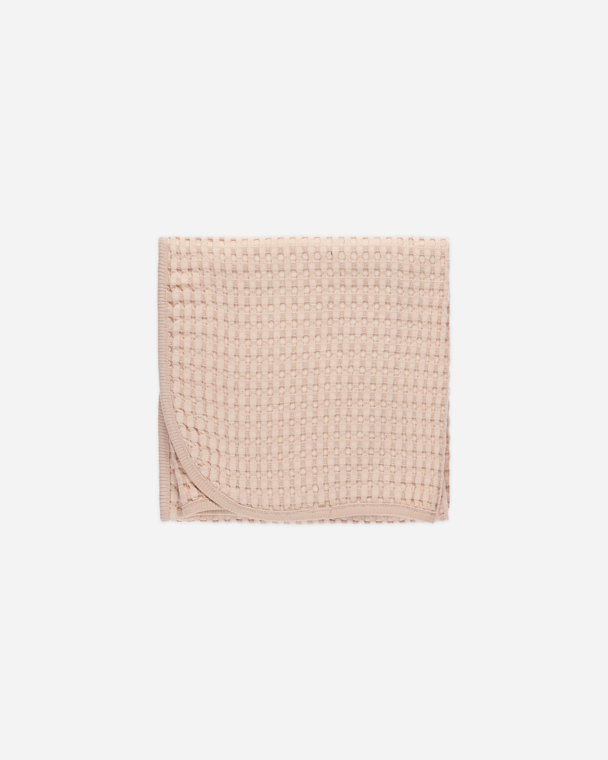 Waffle Baby Blanket || Shell