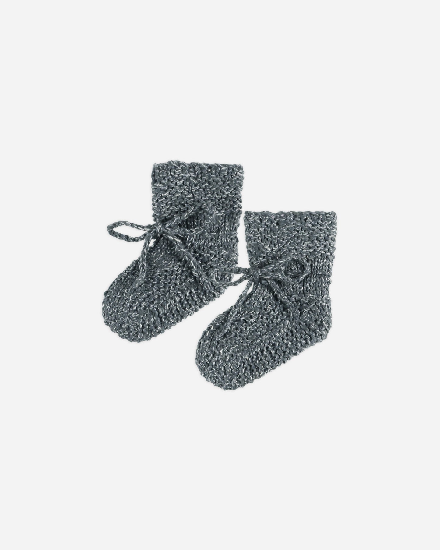 Knit Booties || Indigo