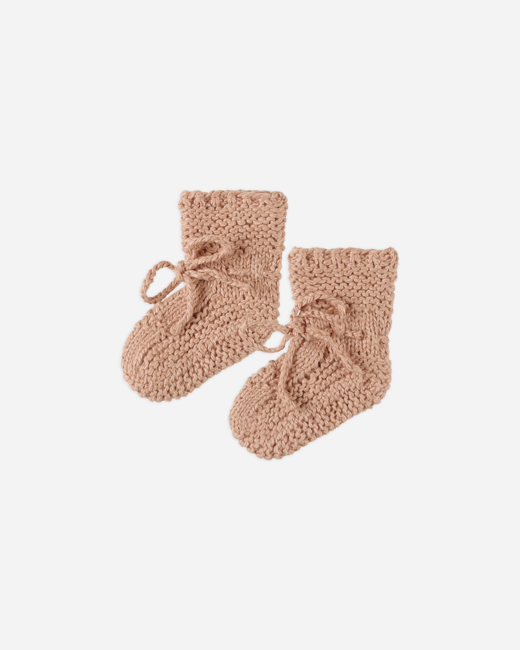 Knit Booties || Rose