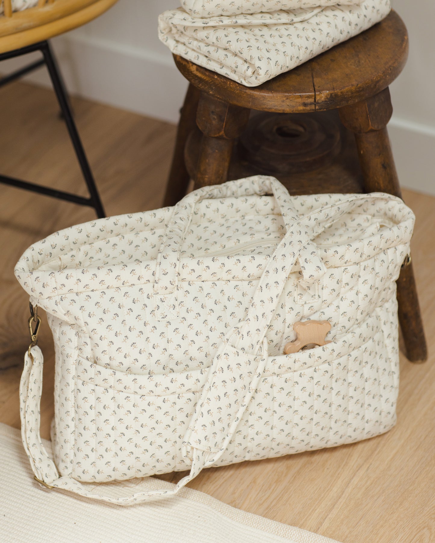 Diaper Bag || French Flora