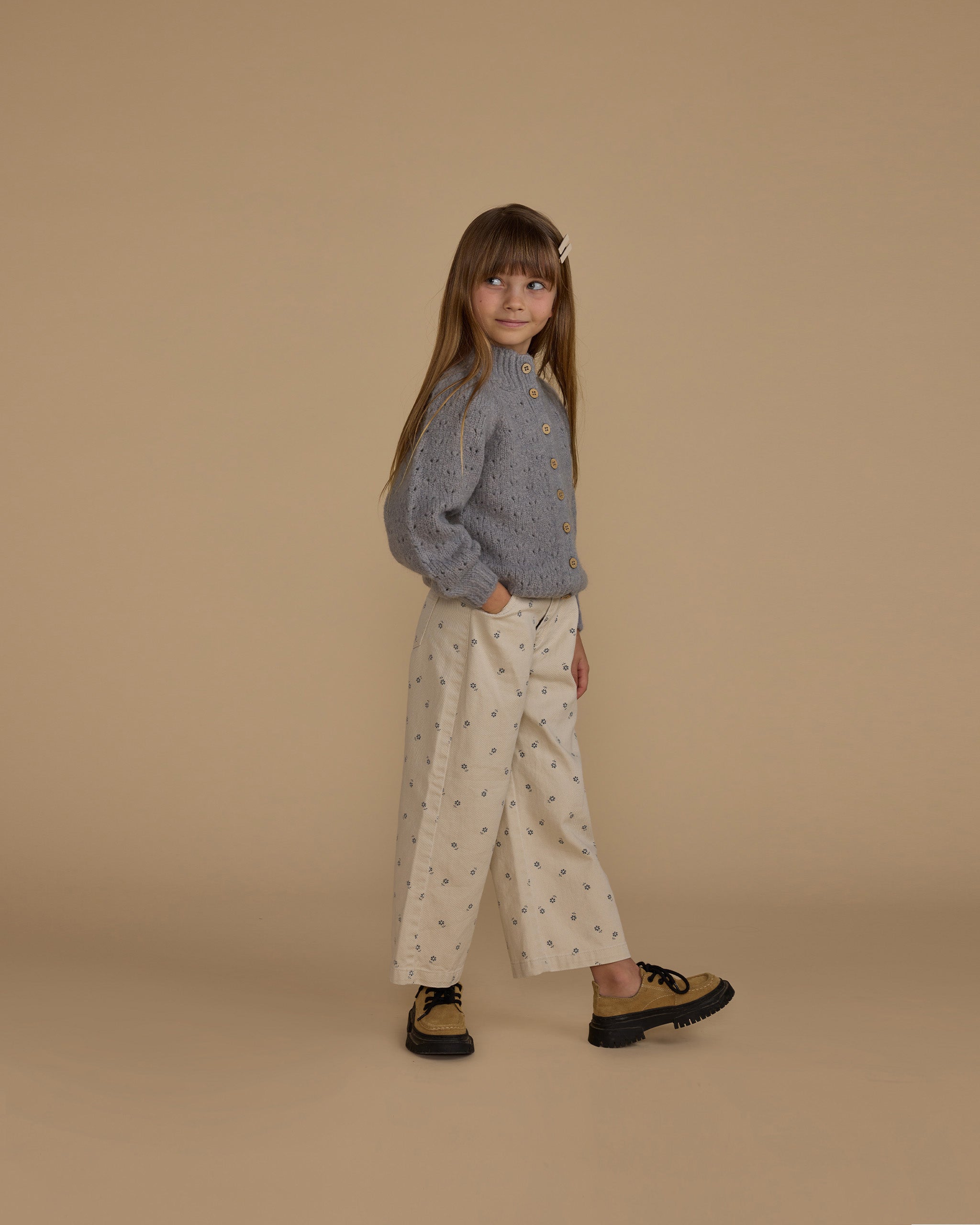 Straight Leg Pant || Blue Daisy