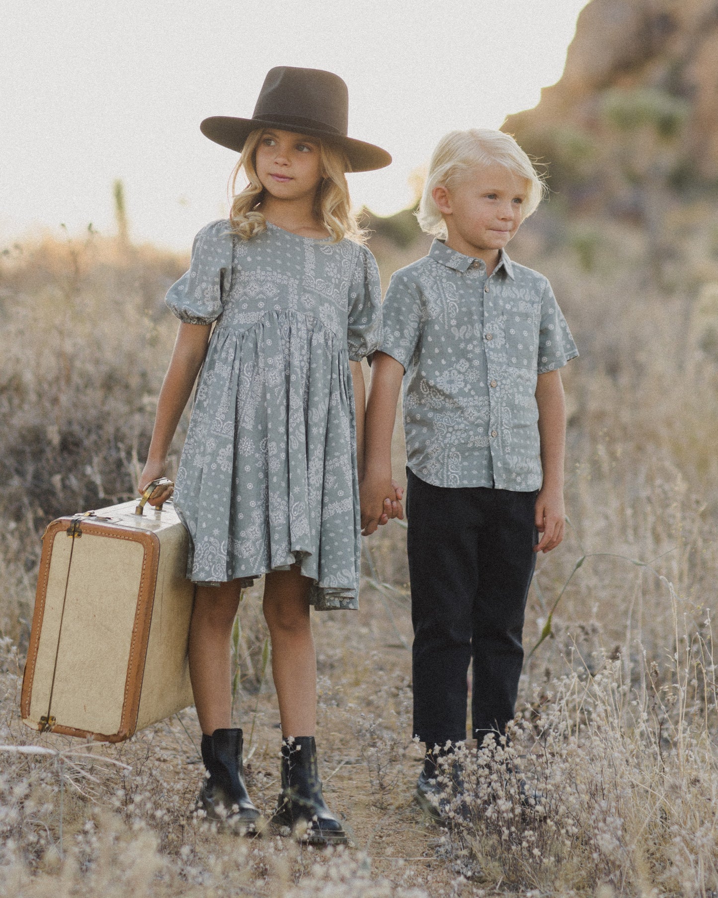 Collared Short Sleeve Shirt || Laurel Bandana