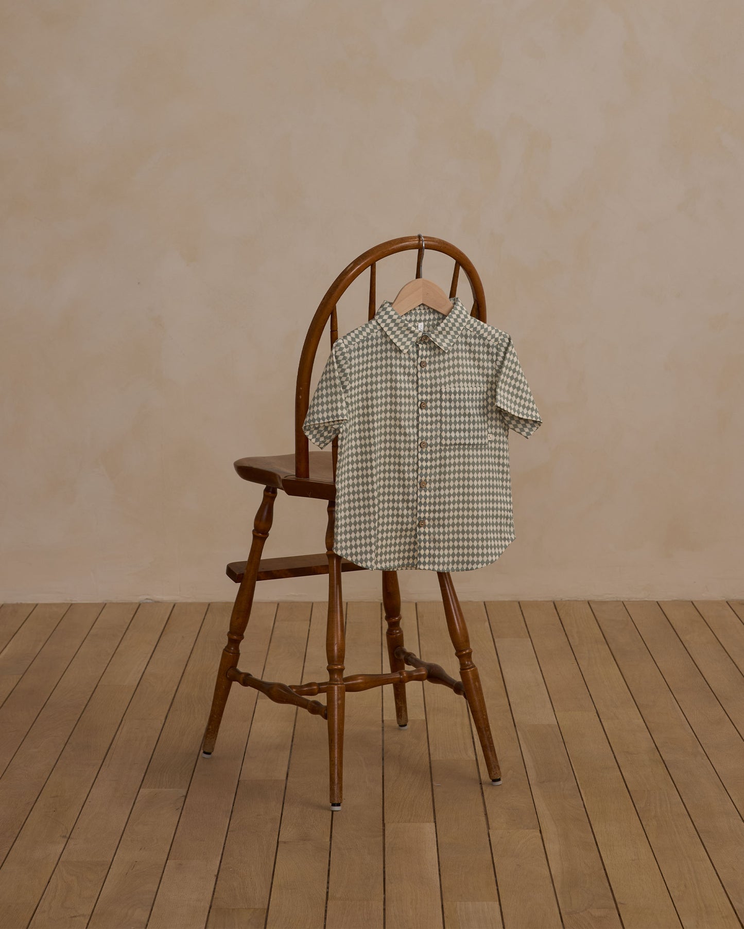 Collared Short Sleeve Shirt || Laurel Diamond