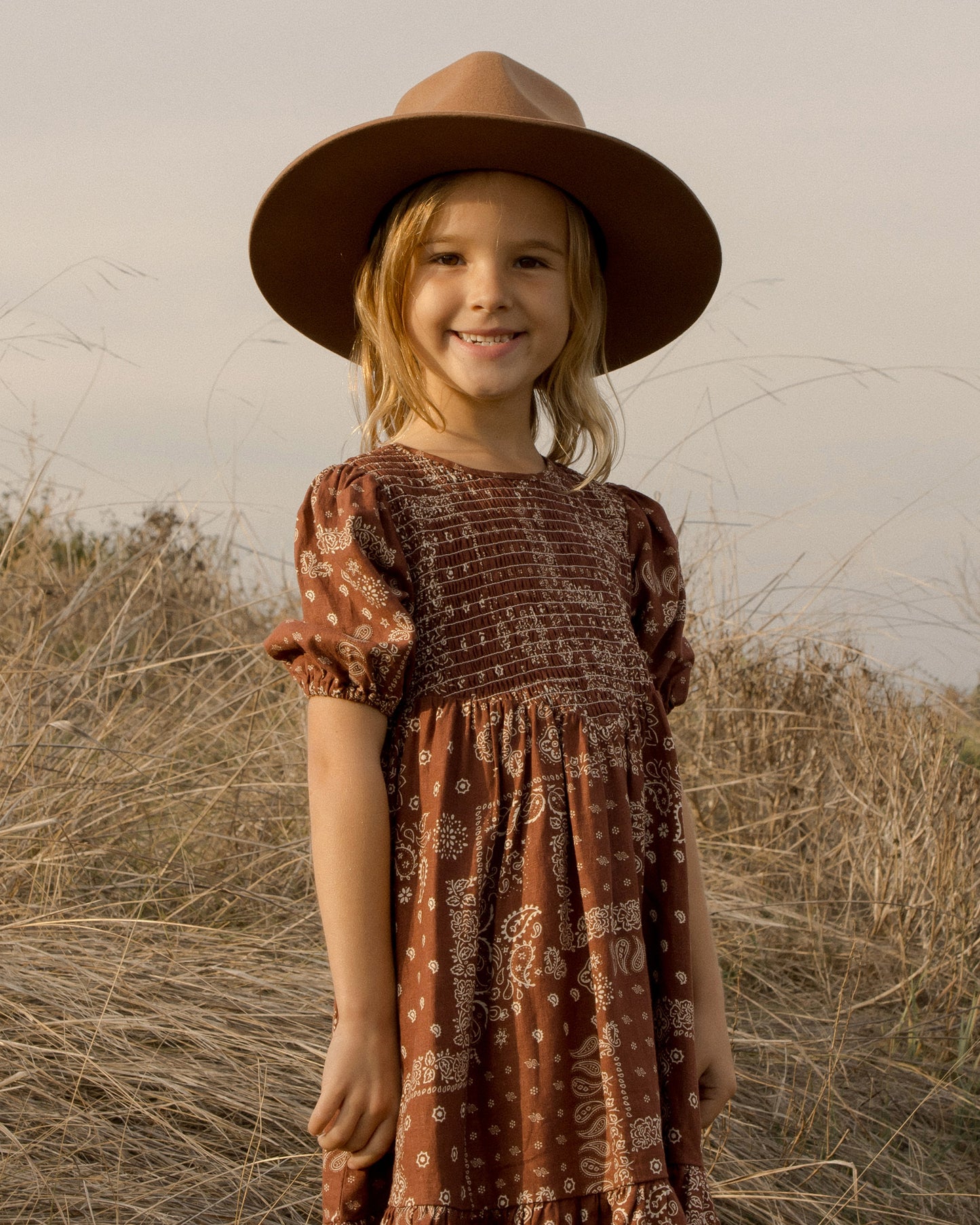 Lydia Dress || Brick Bandana