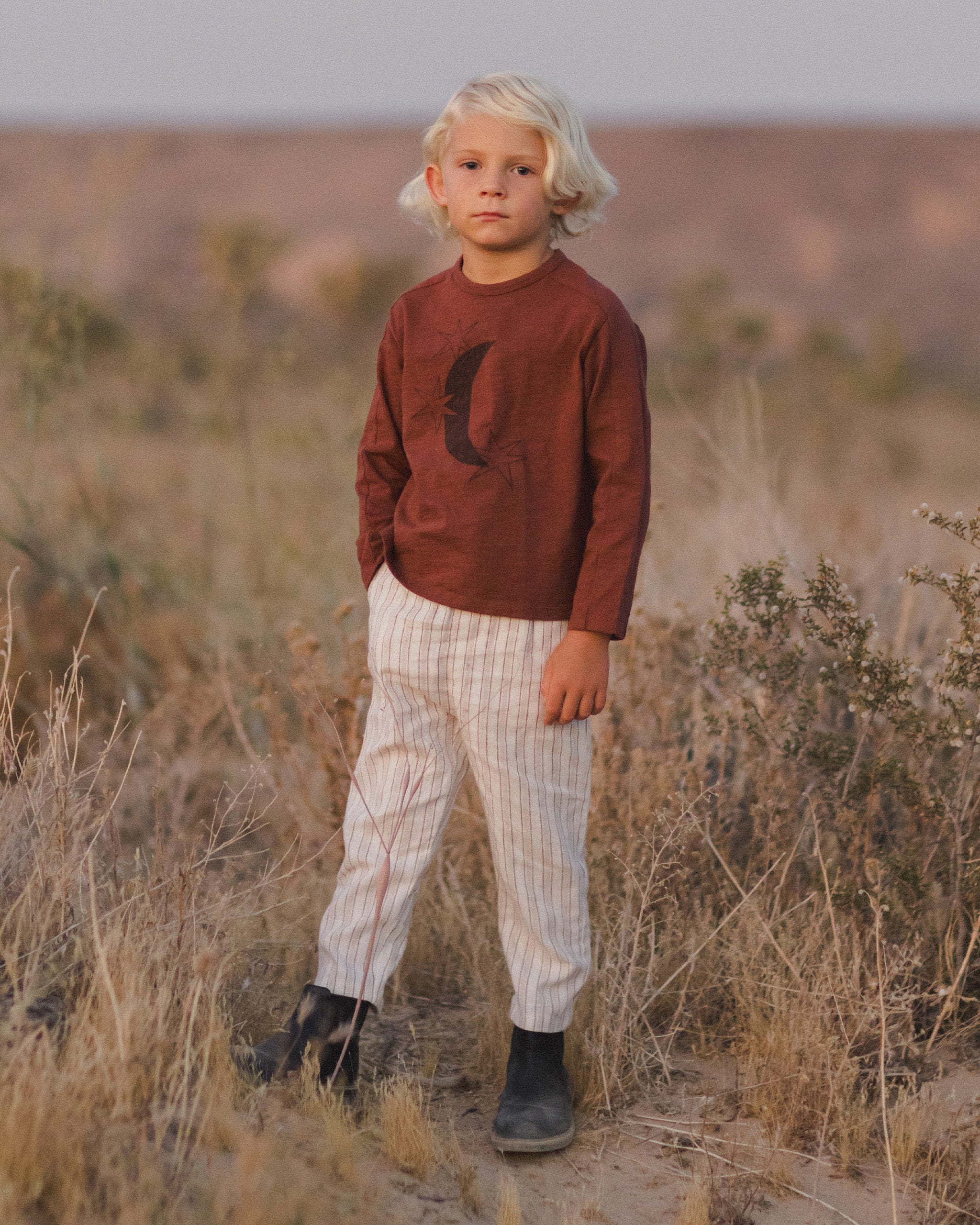 Ethan Trouser || Stone Stripe