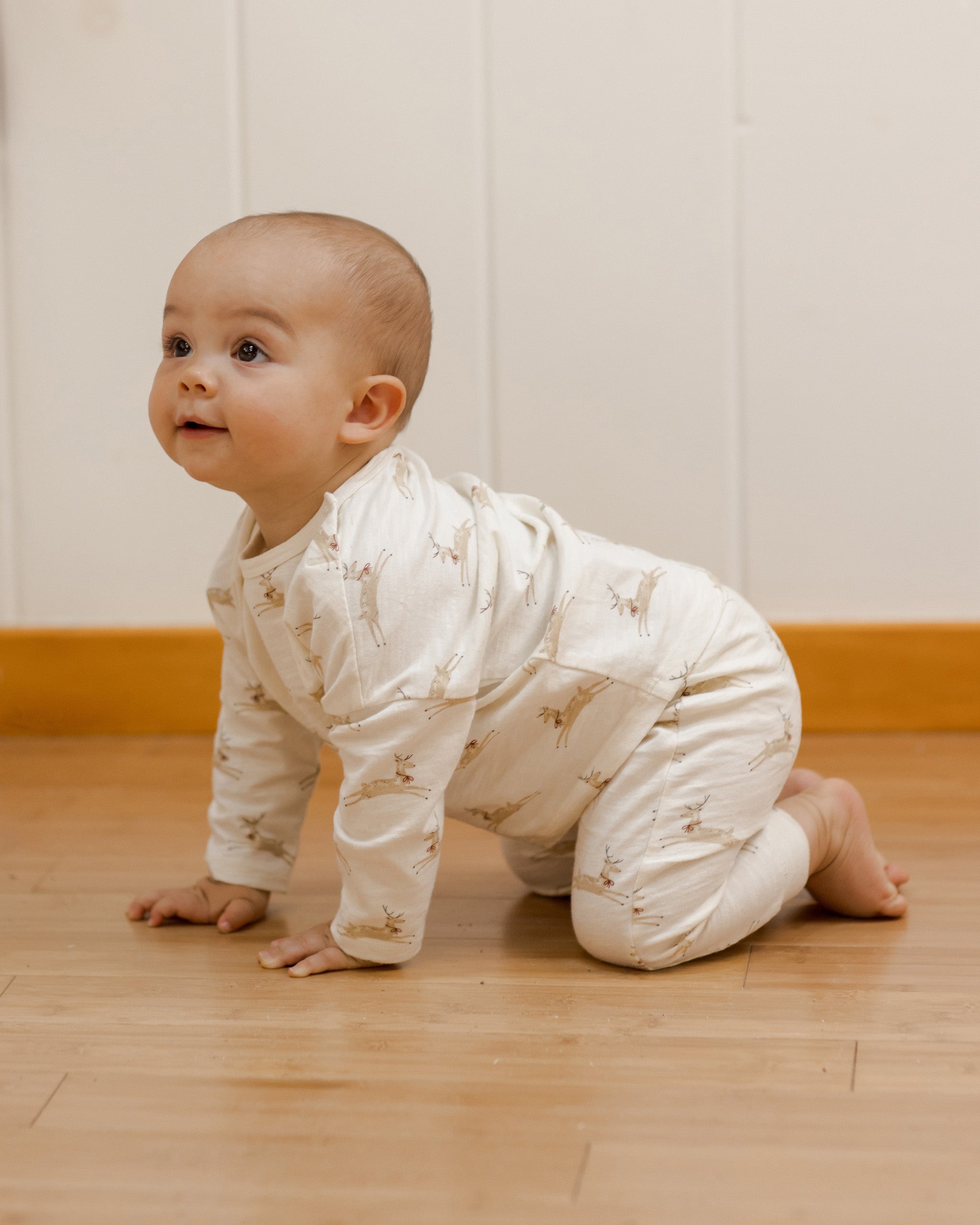 Long Sleeve Tee + Pant Set || Reindeer