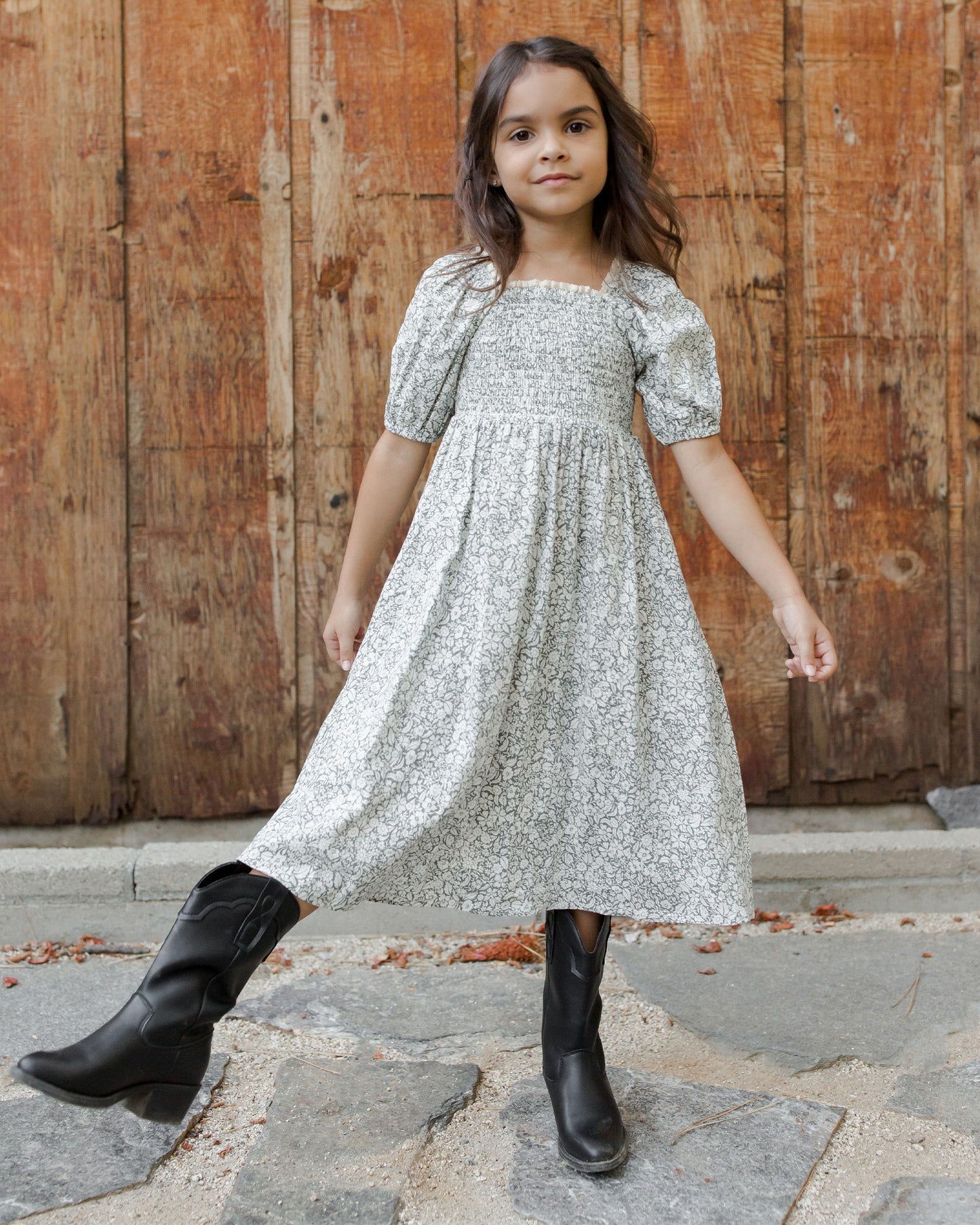 Della Dress || Green Meadow