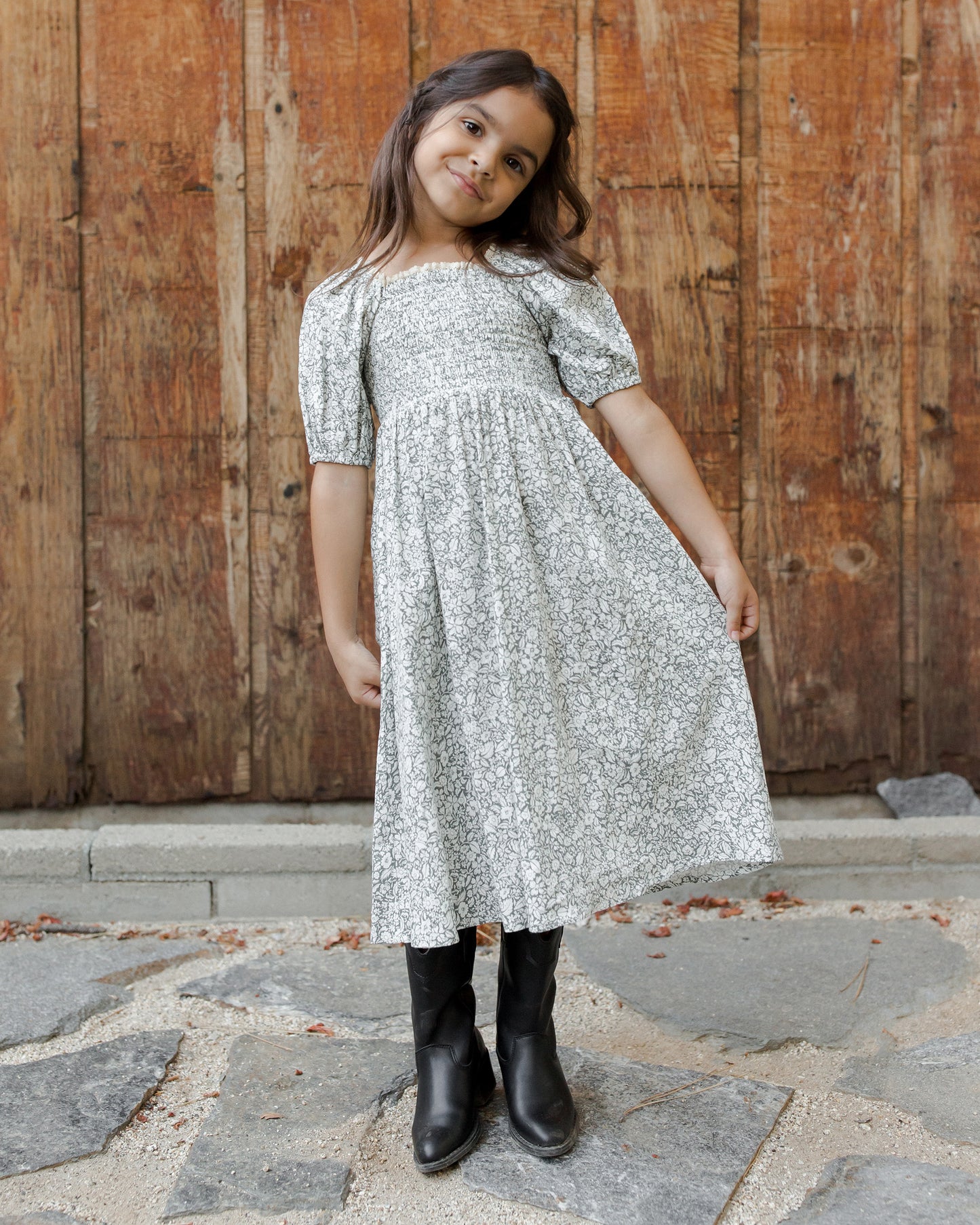 Della Dress || Green Meadow