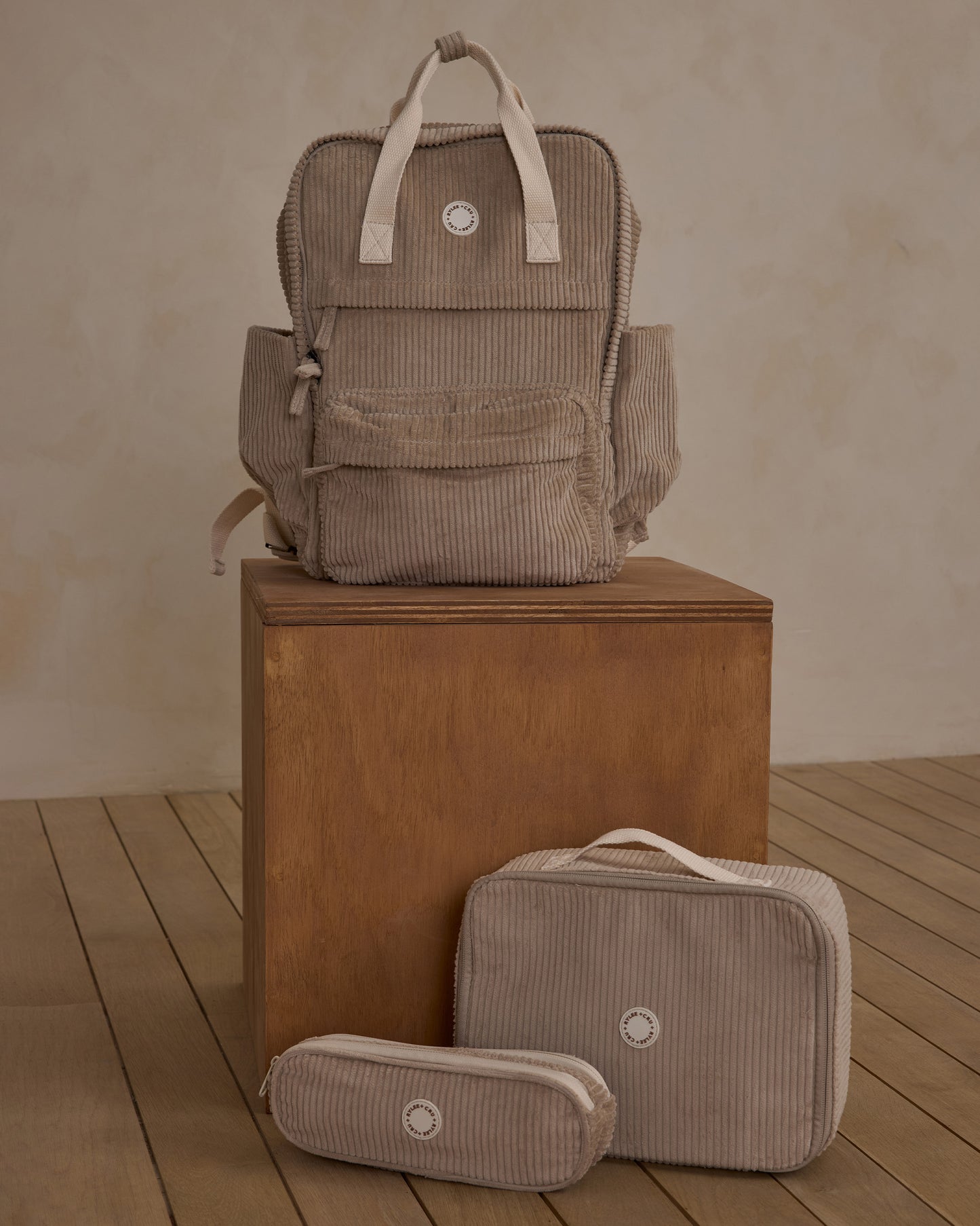 Backpack || Pebble Corduroy