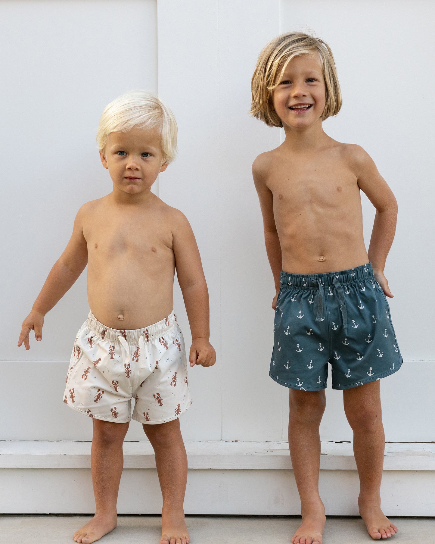 Swim Trunk || Anchors - Rylee + Cru | Kids Clothes | Trendy Baby Clothes | Modern Infant Outfits |