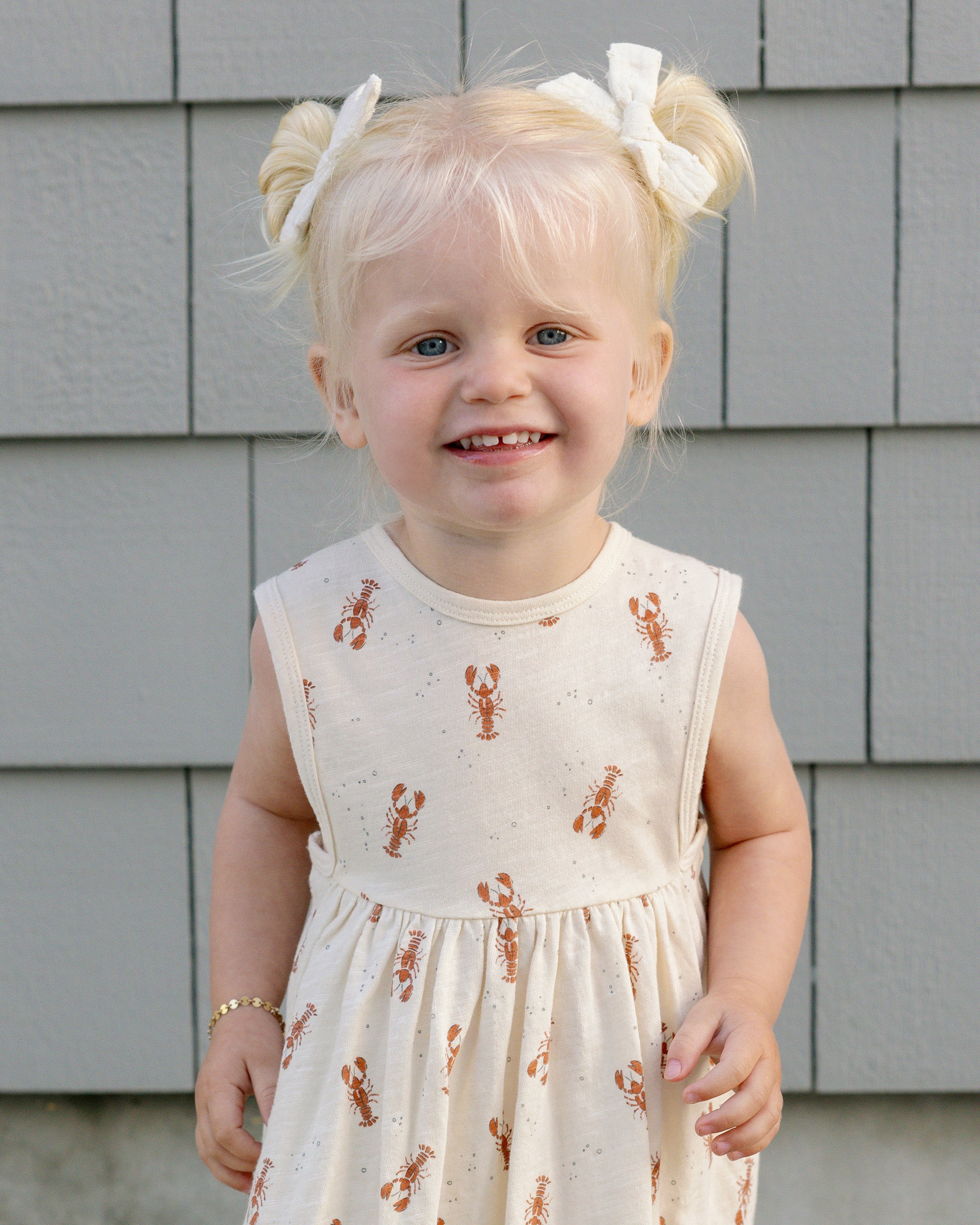 Layla Dress || Lobsters - Rylee + Cru | Kids Clothes | Trendy Baby Clothes | Modern Infant Outfits |