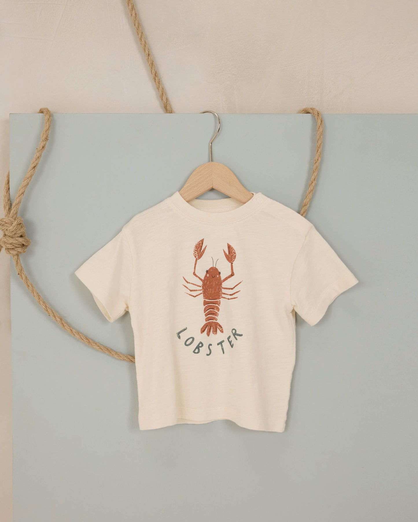 Relaxed Tee || Lobster - Rylee + Cru | Kids Clothes | Trendy Baby Clothes | Modern Infant Outfits |