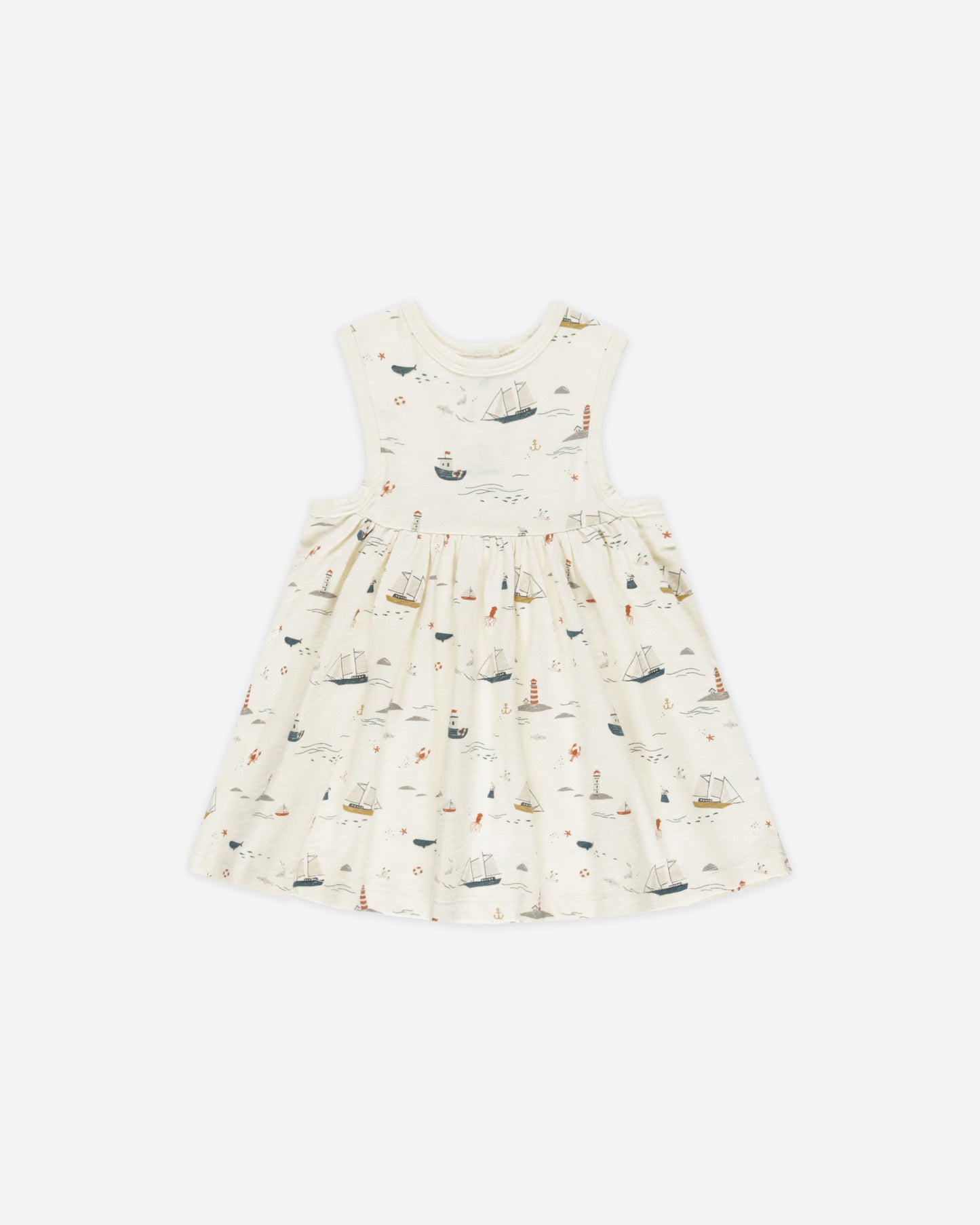 Layla Dress || Nautical - Rylee + Cru | Kids Clothes | Trendy Baby Clothes | Modern Infant Outfits |