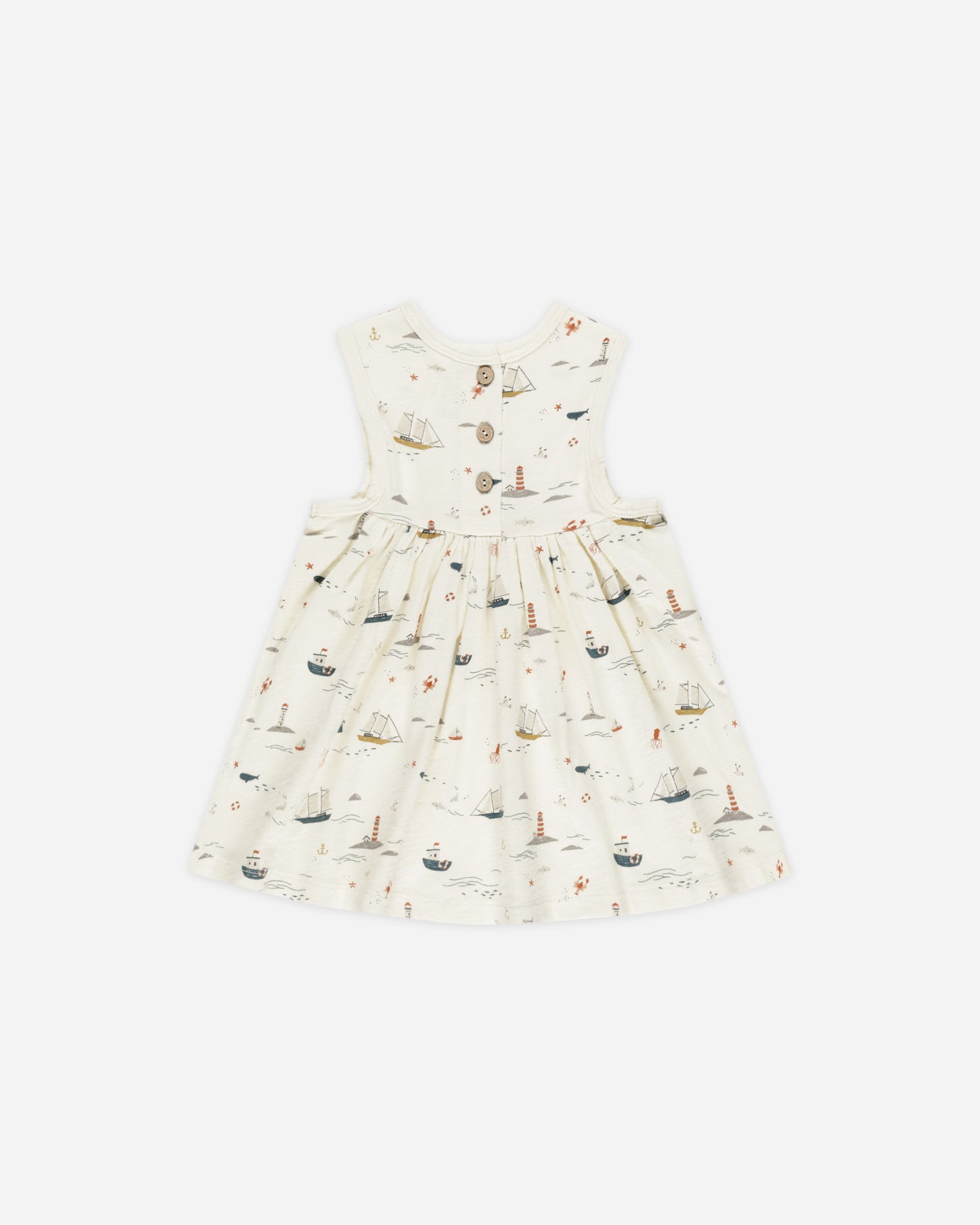 Layla Dress || Nautical - Rylee + Cru | Kids Clothes | Trendy Baby Clothes | Modern Infant Outfits |