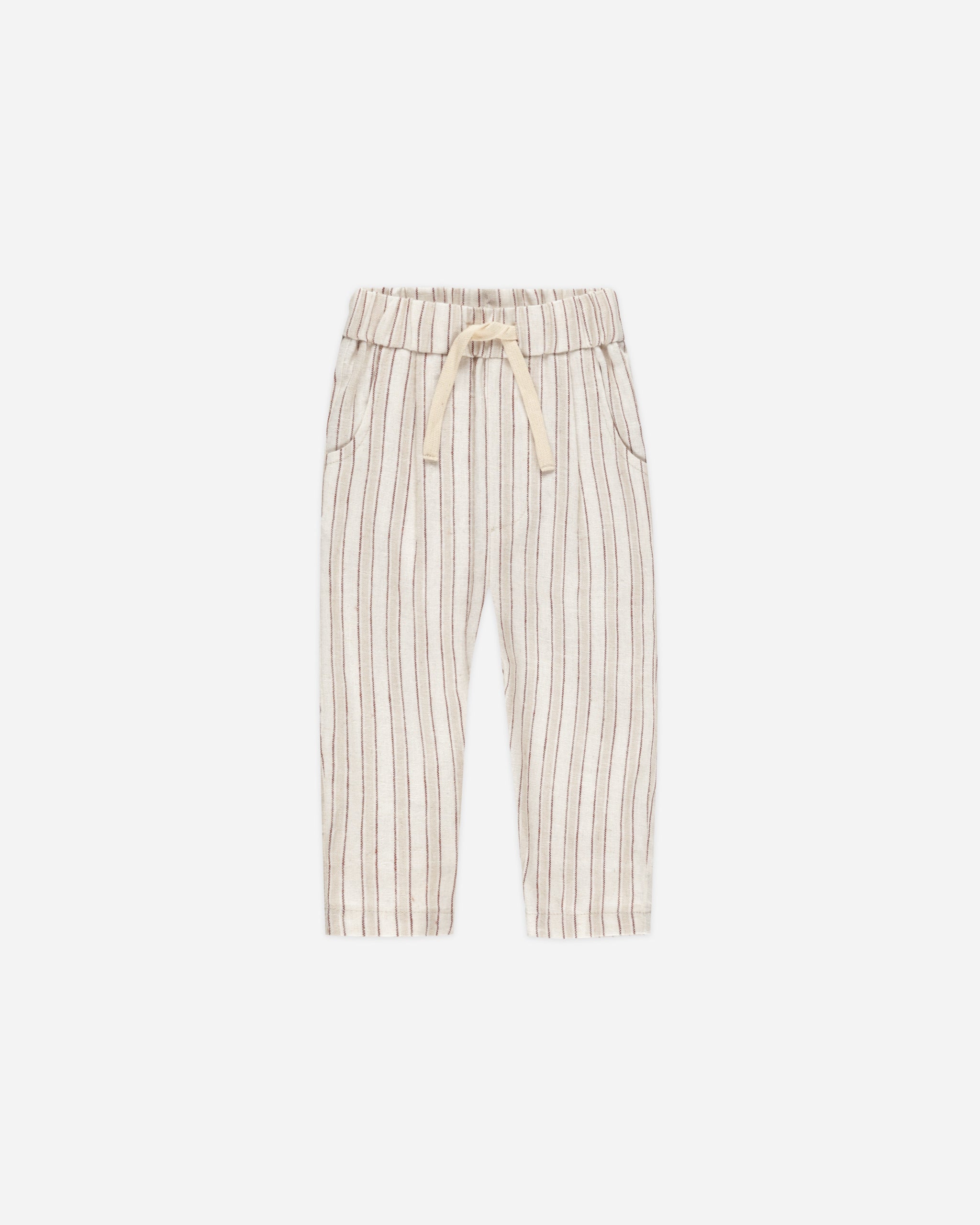 Ethan Trouser || Stone Stripe