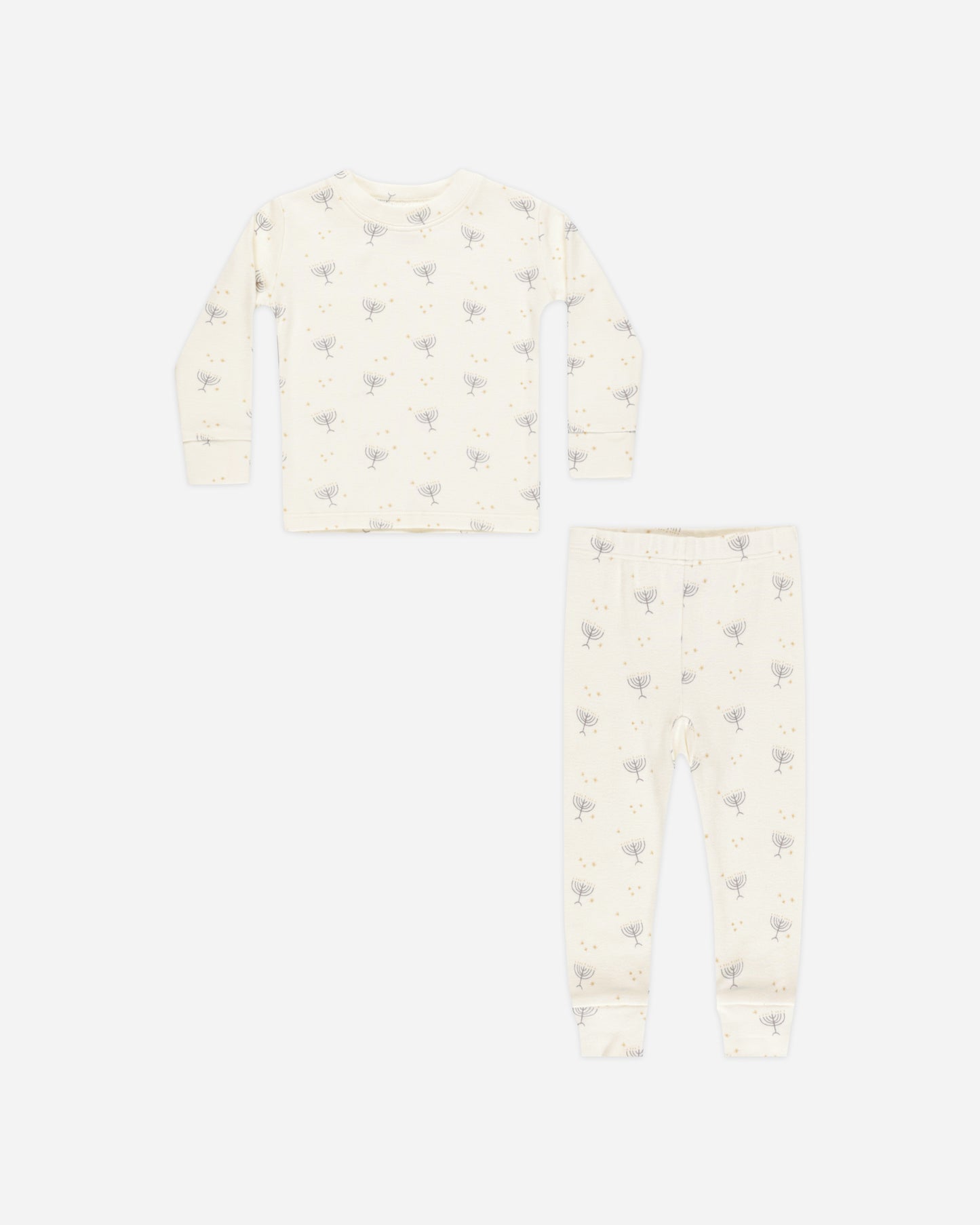 Organic Long Sleeve Pajama Set || Hanukkah