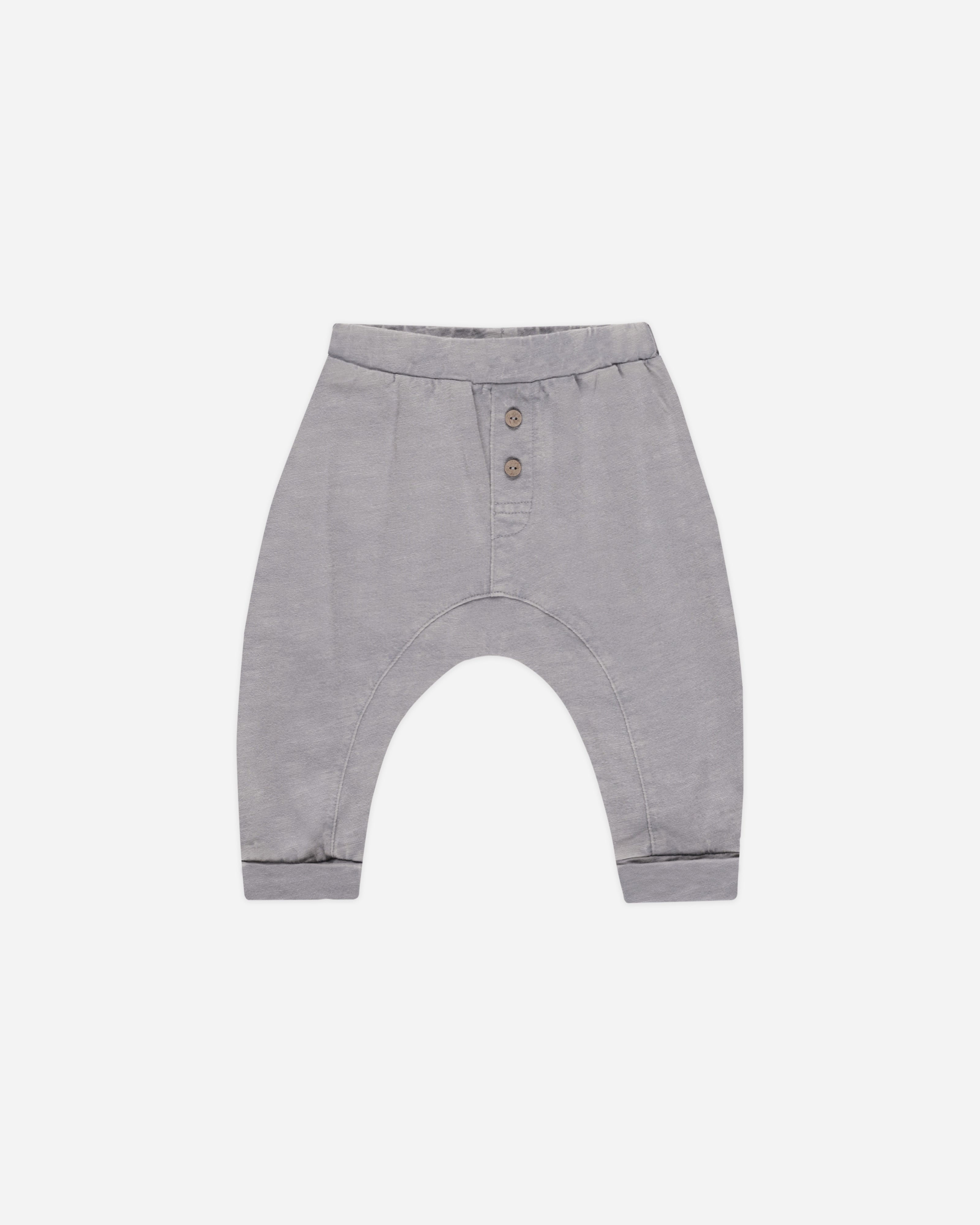 Baby Cru Pant || Dusty Blue