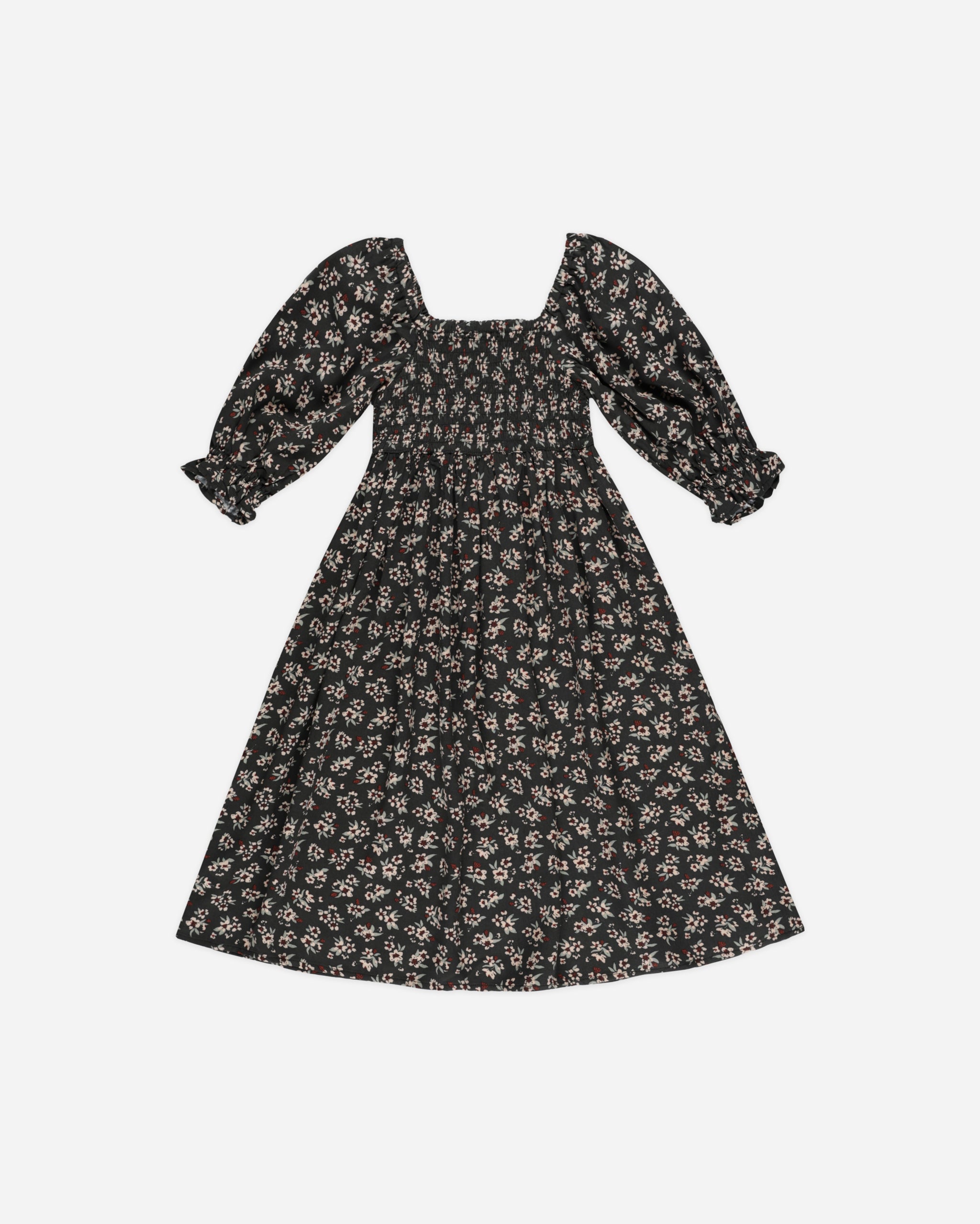 Adelaide Dress || Dark Floral