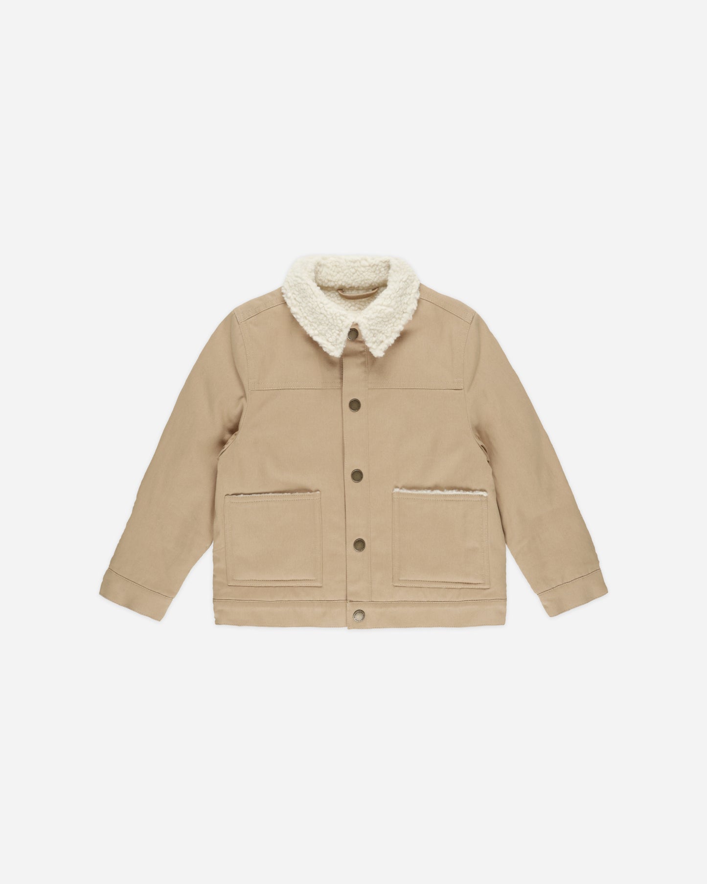 Shearling Chore Coat || Gold