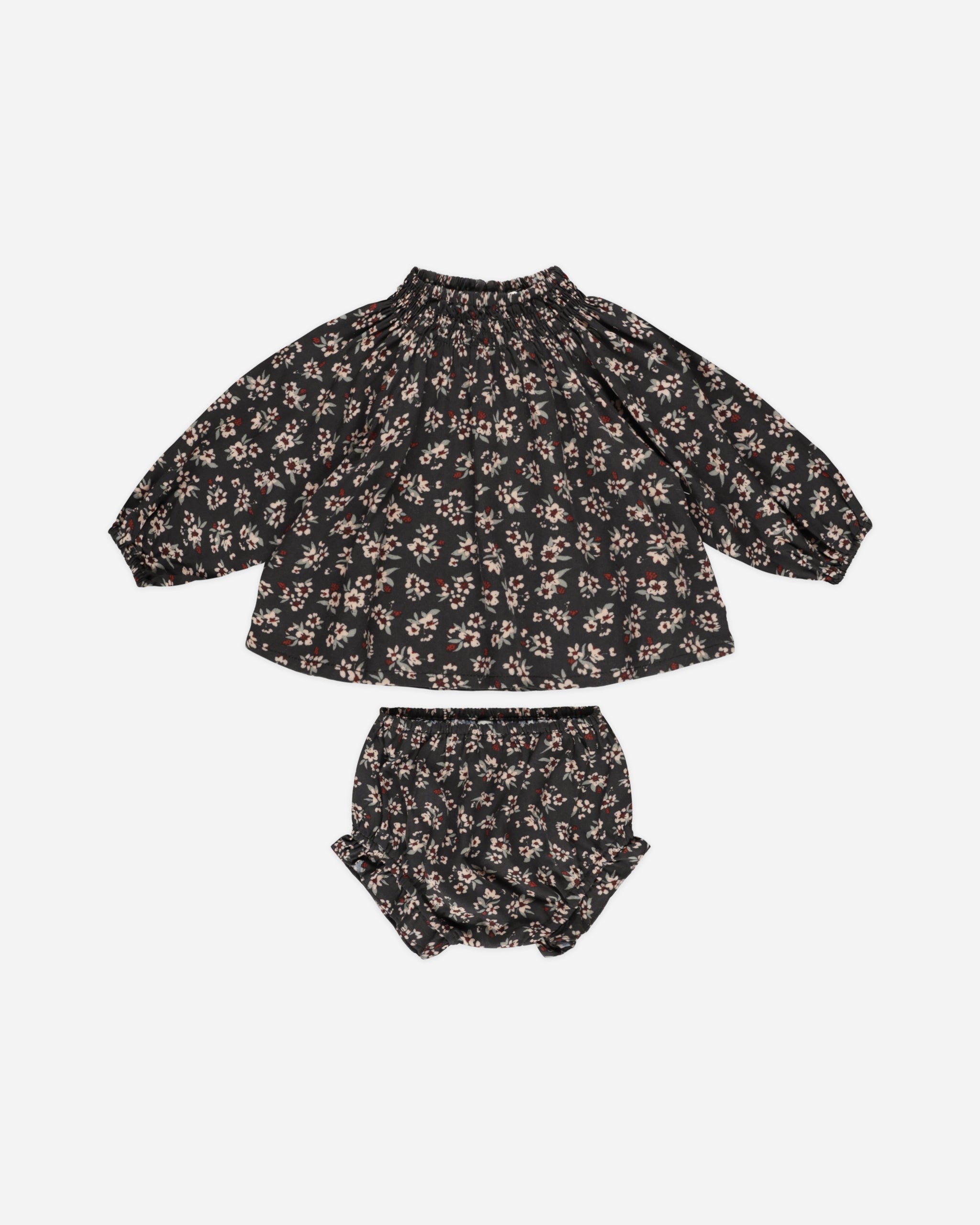 Quincy Set || Dark Floral