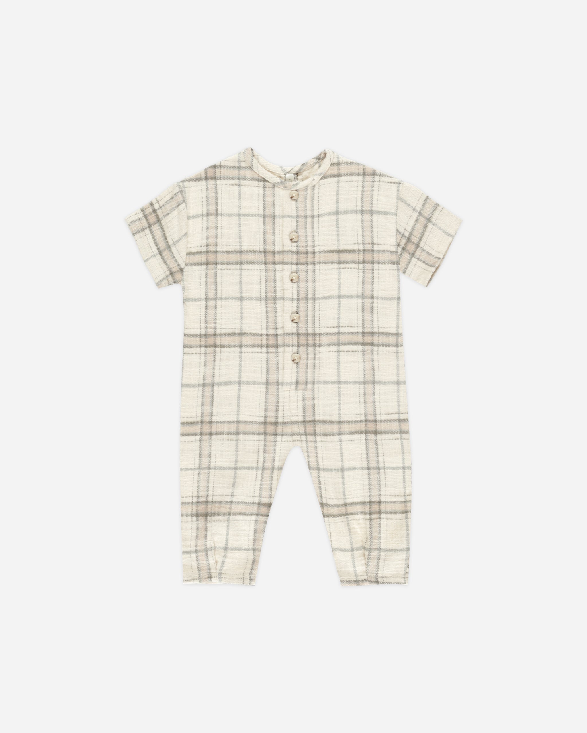 Hayes Jumpsuit || Rustic Plaid